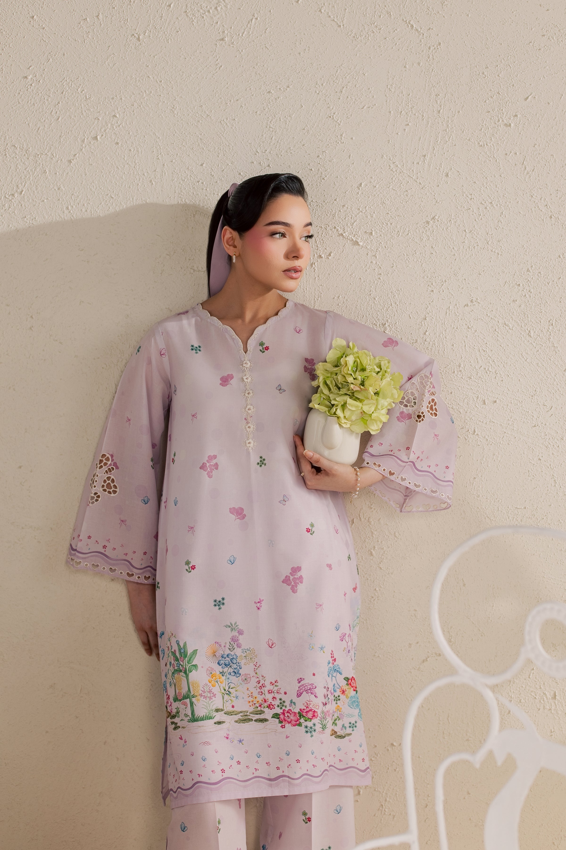  Lara 2Pc - Printed Lawn Dress BATIKSS26  BATIK   XS / Pink / Lawn-S / Pink / Lawn-M / Pink / Lawn-L / Pink / Lawn-XL / Pink / Lawn