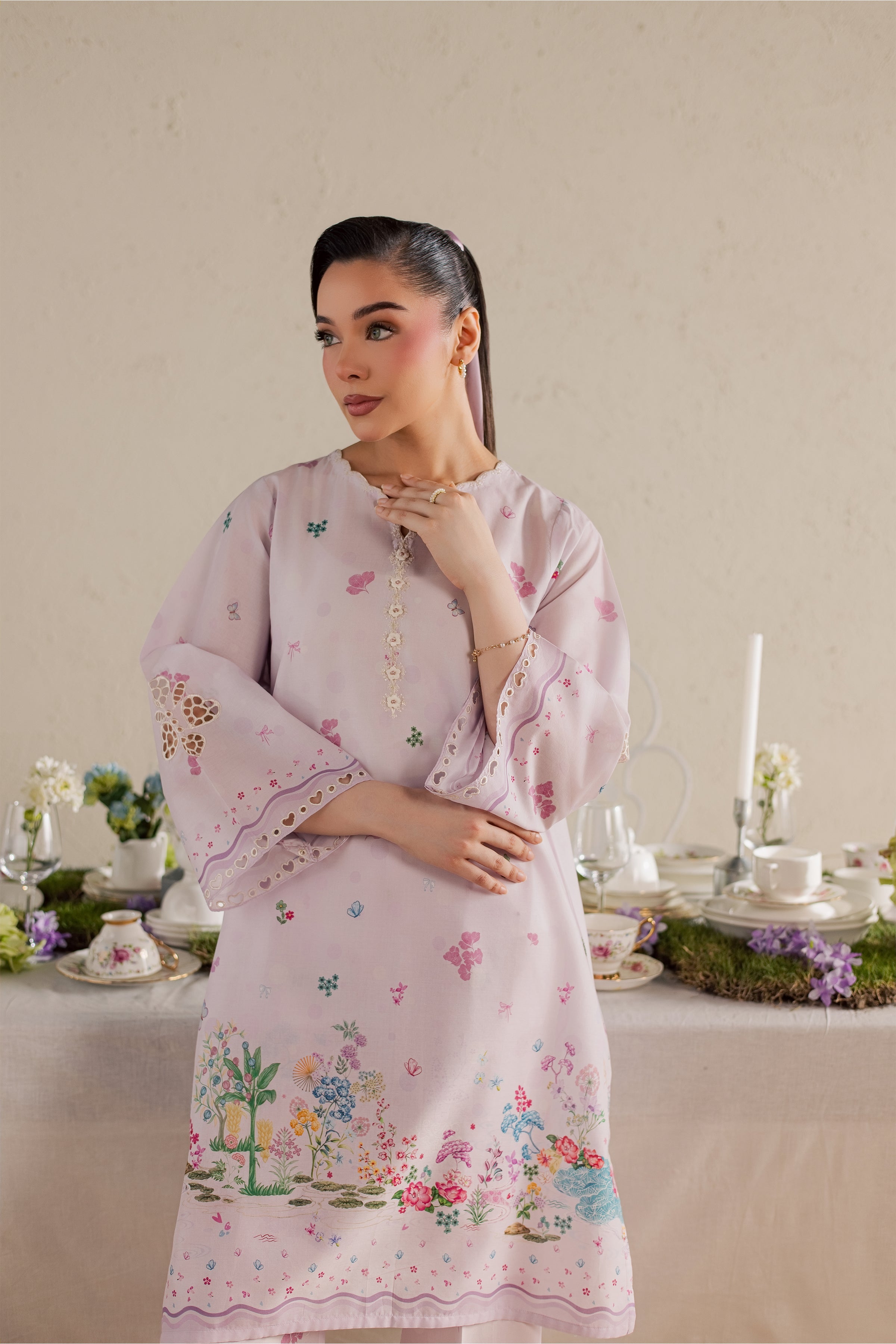  Lara 2Pc - Printed Lawn Dress BATIKSS26  BATIK   XS / Pink / Lawn-S / Pink / Lawn-M / Pink / Lawn-L / Pink / Lawn-XL / Pink / Lawn