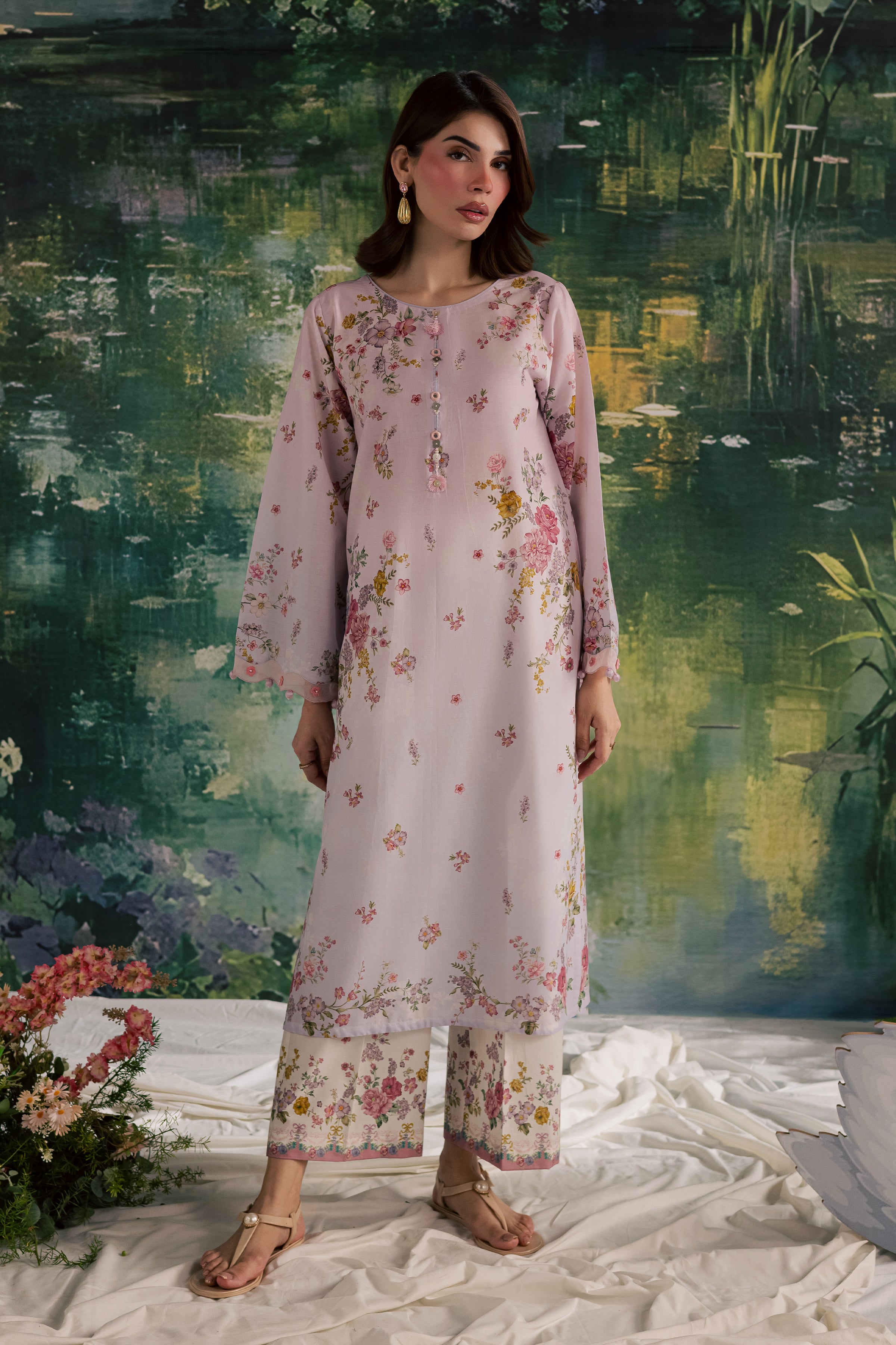  Laurel 2Pc - Printed Lawn Dress BATIKSS26  BATIK   XS / Ombre / Lawn-S / Ombre / Lawn-M / Ombre / Lawn-L / Ombre / Lawn-XL / Ombre / Lawn