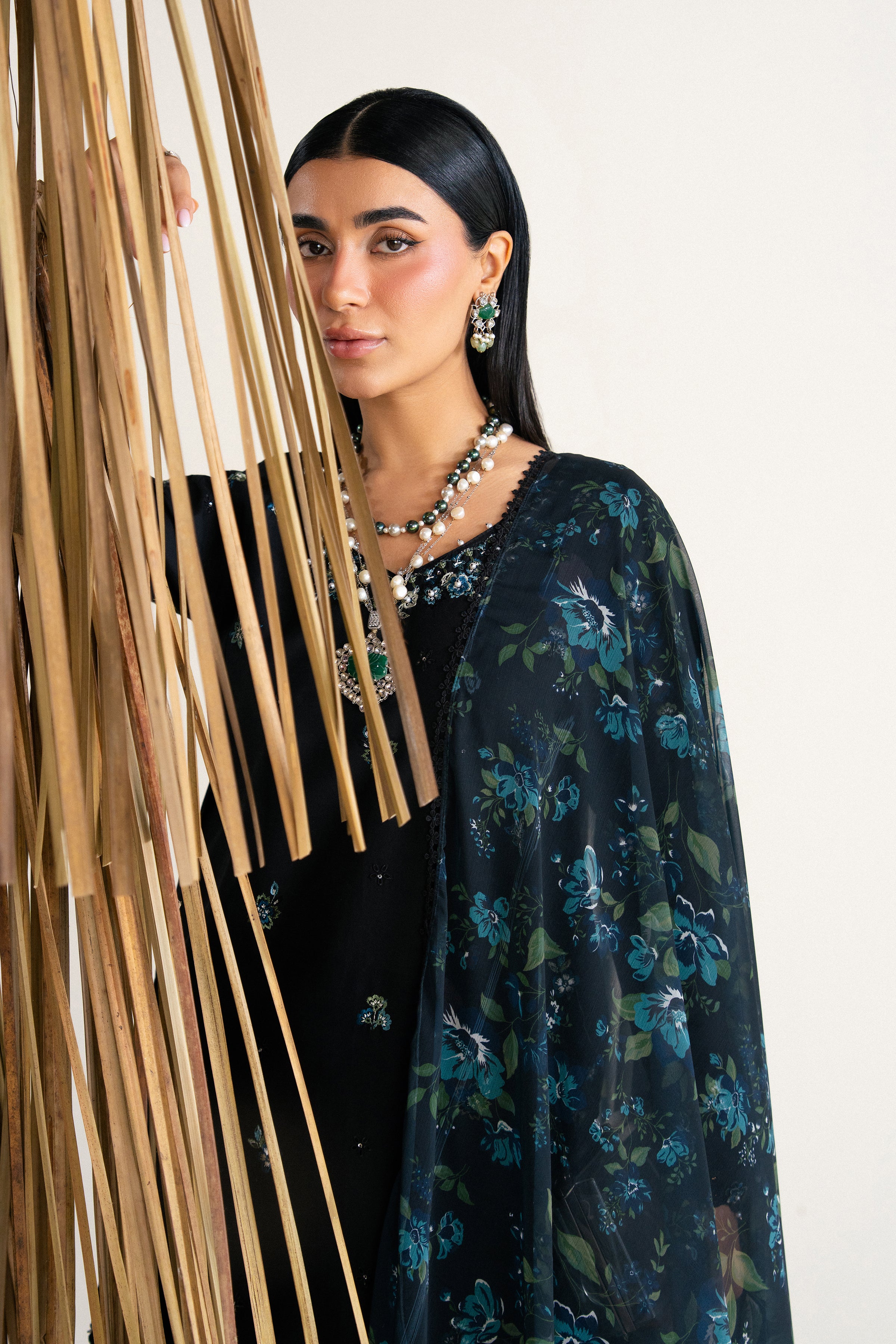  Layali 3Pc - Festive Eid Pret BATIKSS26  BATIK   XS / Black / Pima Lawn-S / Black / Pima Lawn-M / Black / Pima Lawn-L / Black / Pima Lawn-XL / Black / Pima Lawn