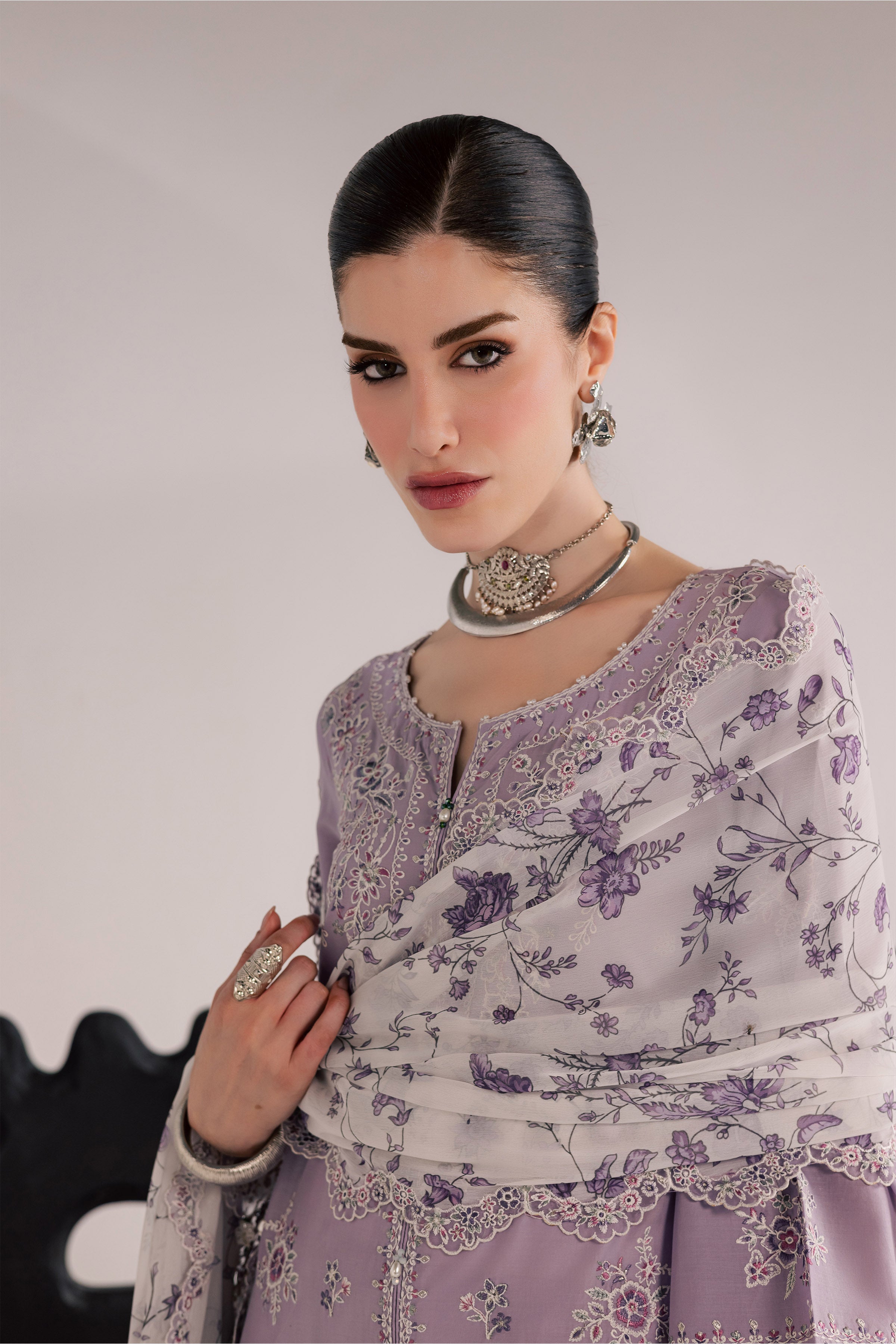  Lilac Elif 3Pc - Festive Eid Pret BATIKSS26  BATIK   XS / Lilac / Pima Lawn-S / Lilac / Pima Lawn-M / Lilac / Pima Lawn-L / Lilac / Pima Lawn-XL / Lilac / Pima Lawn