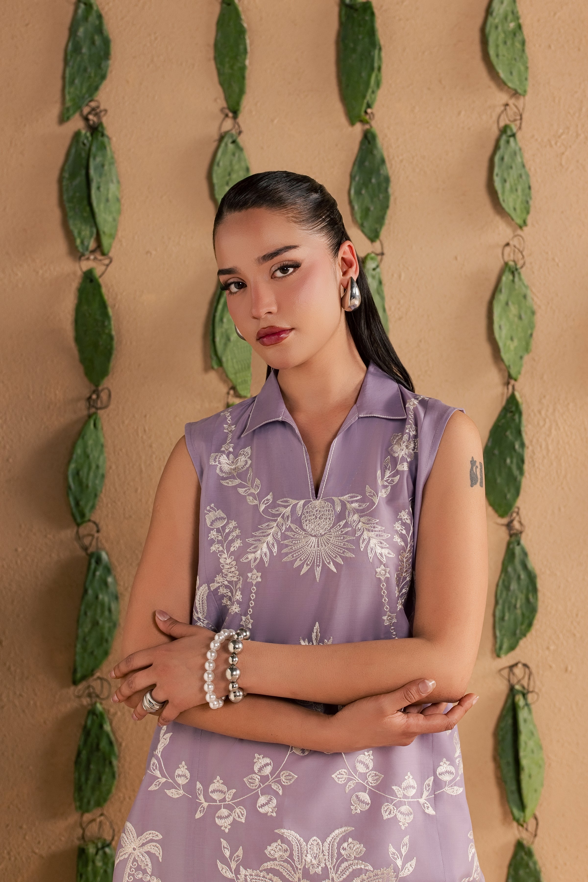  Lilac Kyros 2Pc - Luxury Embroidered Lawn BATIKSS26  BATIK   XS / Lilac / Pima Lawn-S / Lilac / Pima Lawn-M / Lilac / Pima Lawn-L / Lilac / Pima Lawn-XL / Lilac / Pima Lawn