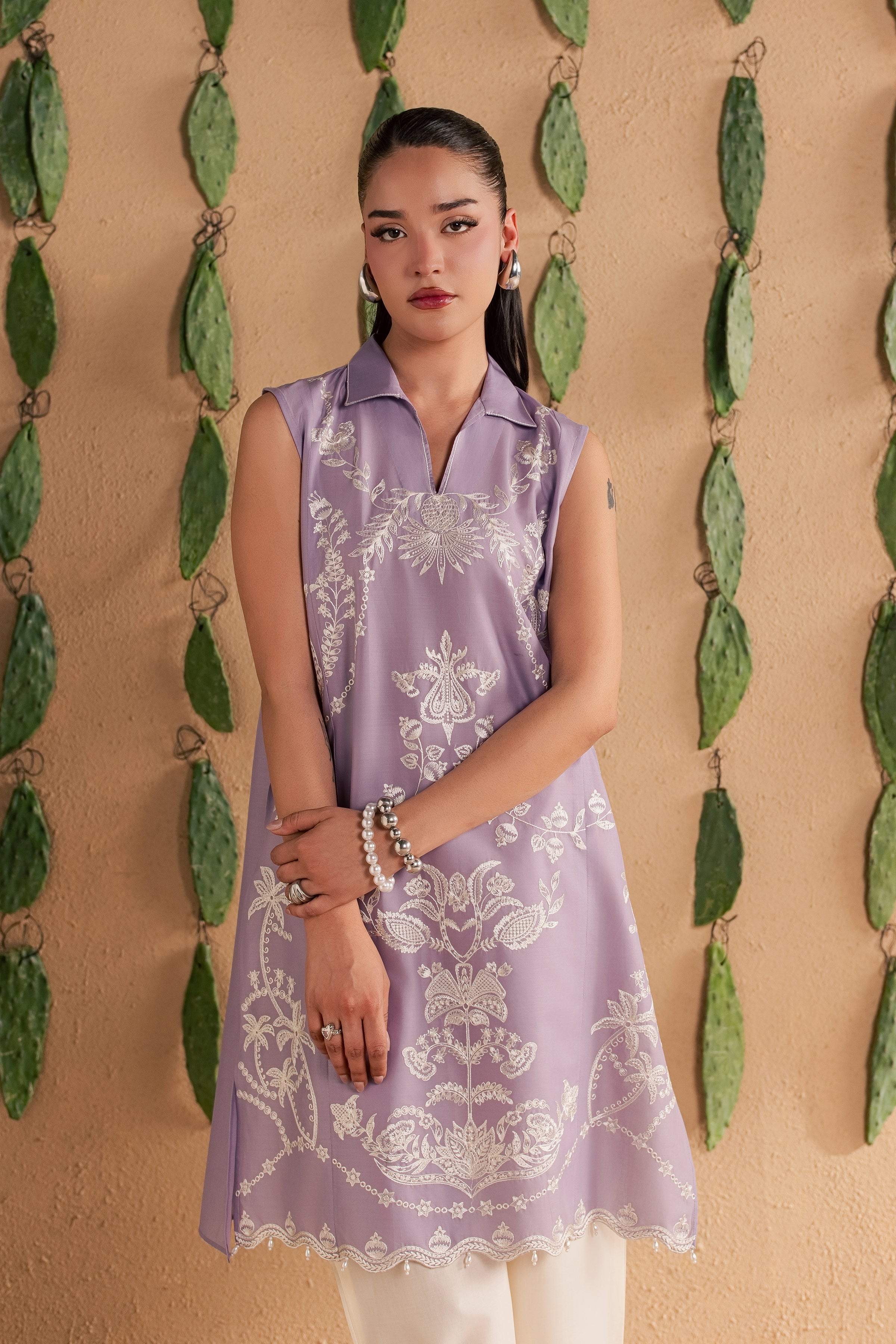  Lilac Kyros 2Pc - Luxury Embroidered Lawn BATIKSS26  BATIK   XS / Lilac / Pima Lawn-S / Lilac / Pima Lawn-M / Lilac / Pima Lawn-L / Lilac / Pima Lawn-XL / Lilac / Pima Lawn