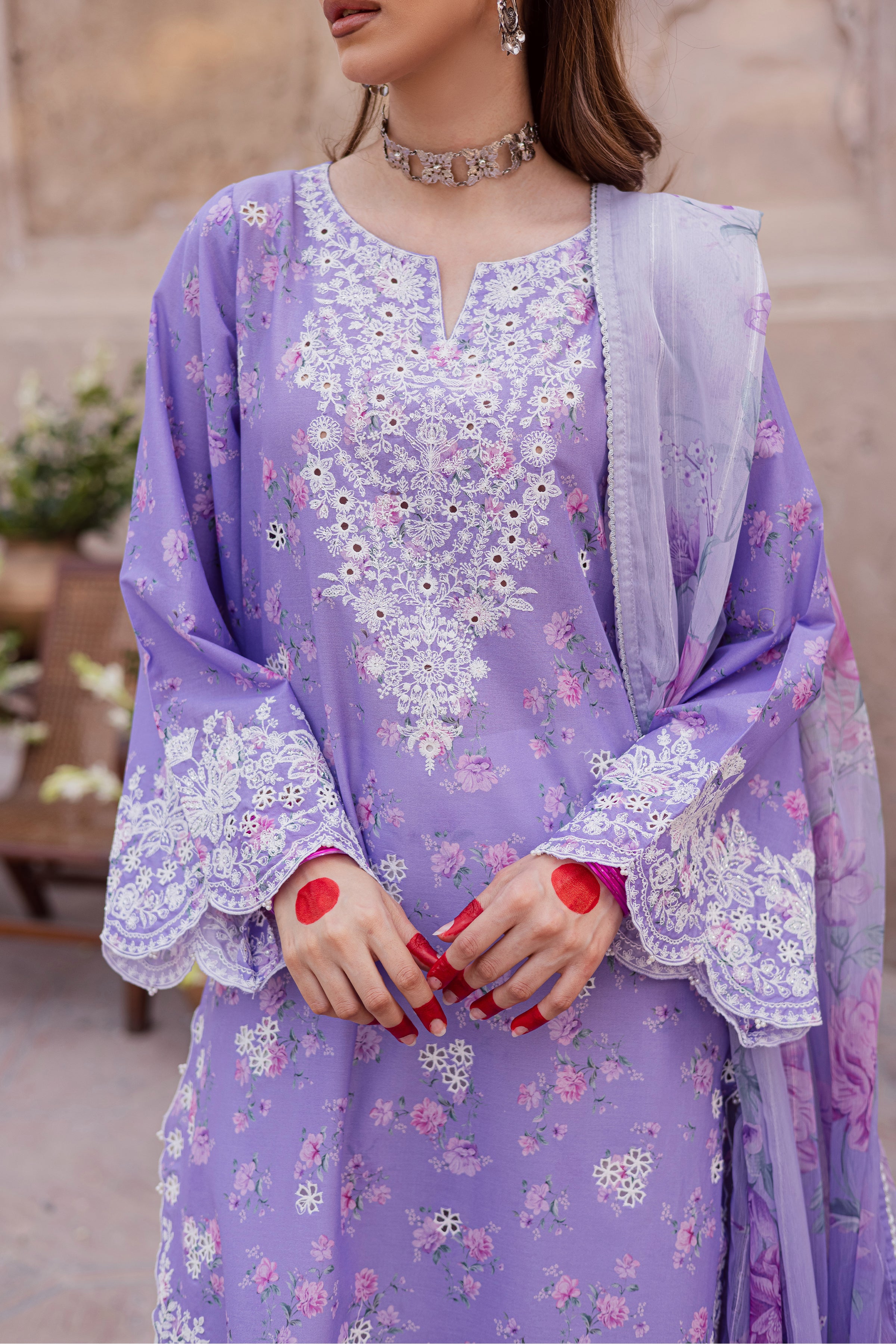  Lilac Luna 3Pc - Festive Eid Prints BATIKEID2026  BATIK   XS / Lilac / Lawn-S / Lilac / Lawn-M / Lilac / Lawn-L / Lilac / Lawn-XL / Lilac / Lawn