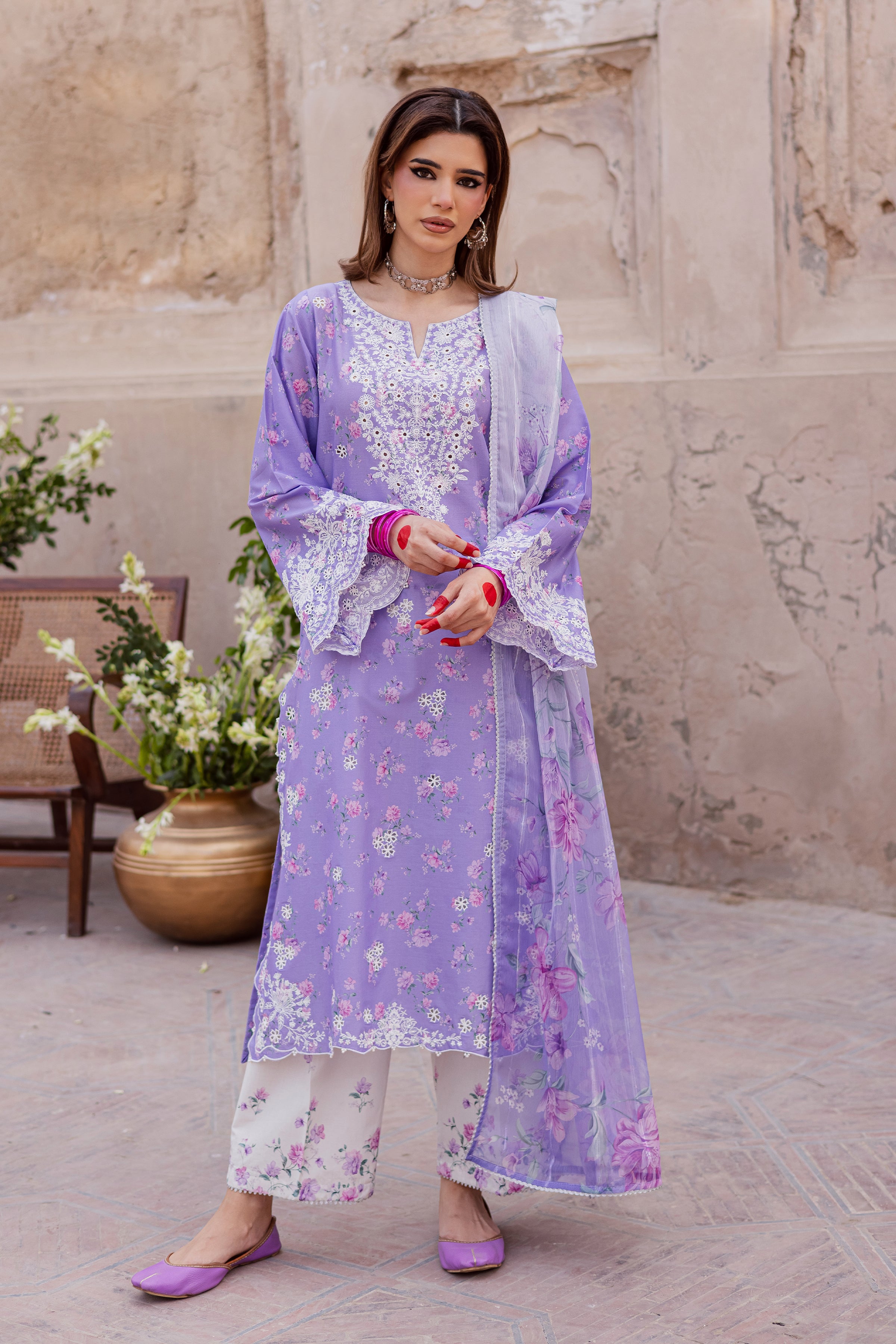  Lilac Luna 3Pc - Festive Eid Prints BATIKEID2026  BATIK   XS / Lilac / Lawn-S / Lilac / Lawn-M / Lilac / Lawn-L / Lilac / Lawn-XL / Lilac / Lawn