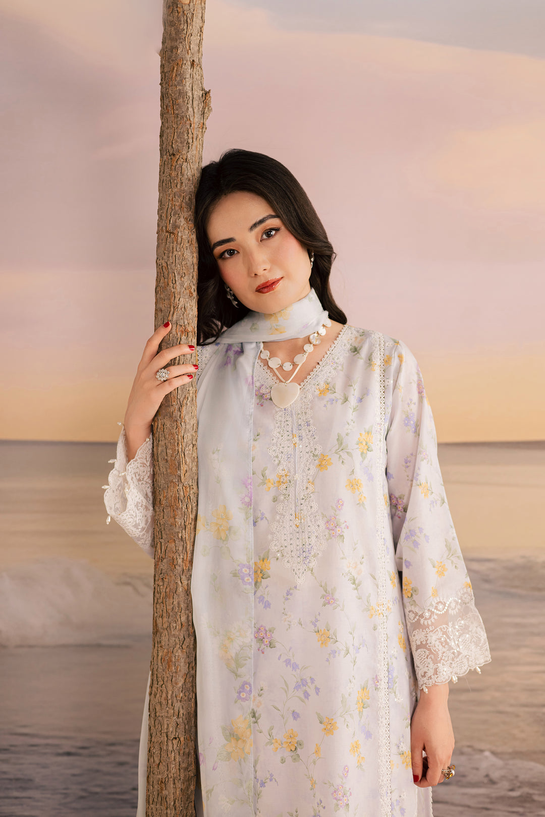  Lilac Vera 3Pc - Printed Lawn Dress BATIKSS26  BATIK   XS / Lilac / Lawn-S / Lilac / Lawn-M / Lilac / Lawn-L / Lilac / Lawn-XL / Lilac / Lawn