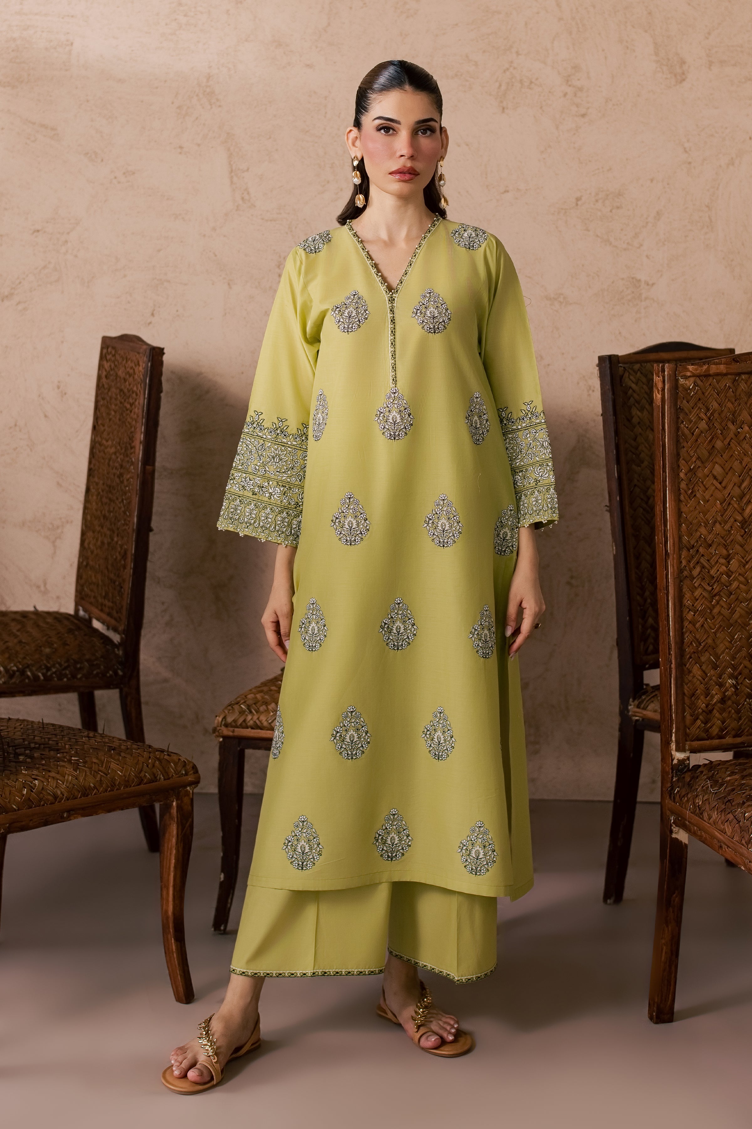  Limera 2Pc - Embroidered Lawn Dress EverydayEdit26  BATIK   XS / Apple Green / Pima Lawn-S / Apple Green / Pima Lawn-M / Apple Green / Pima Lawn-L / Apple Green / Pima Lawn-XL / Apple Green / Pima Lawn