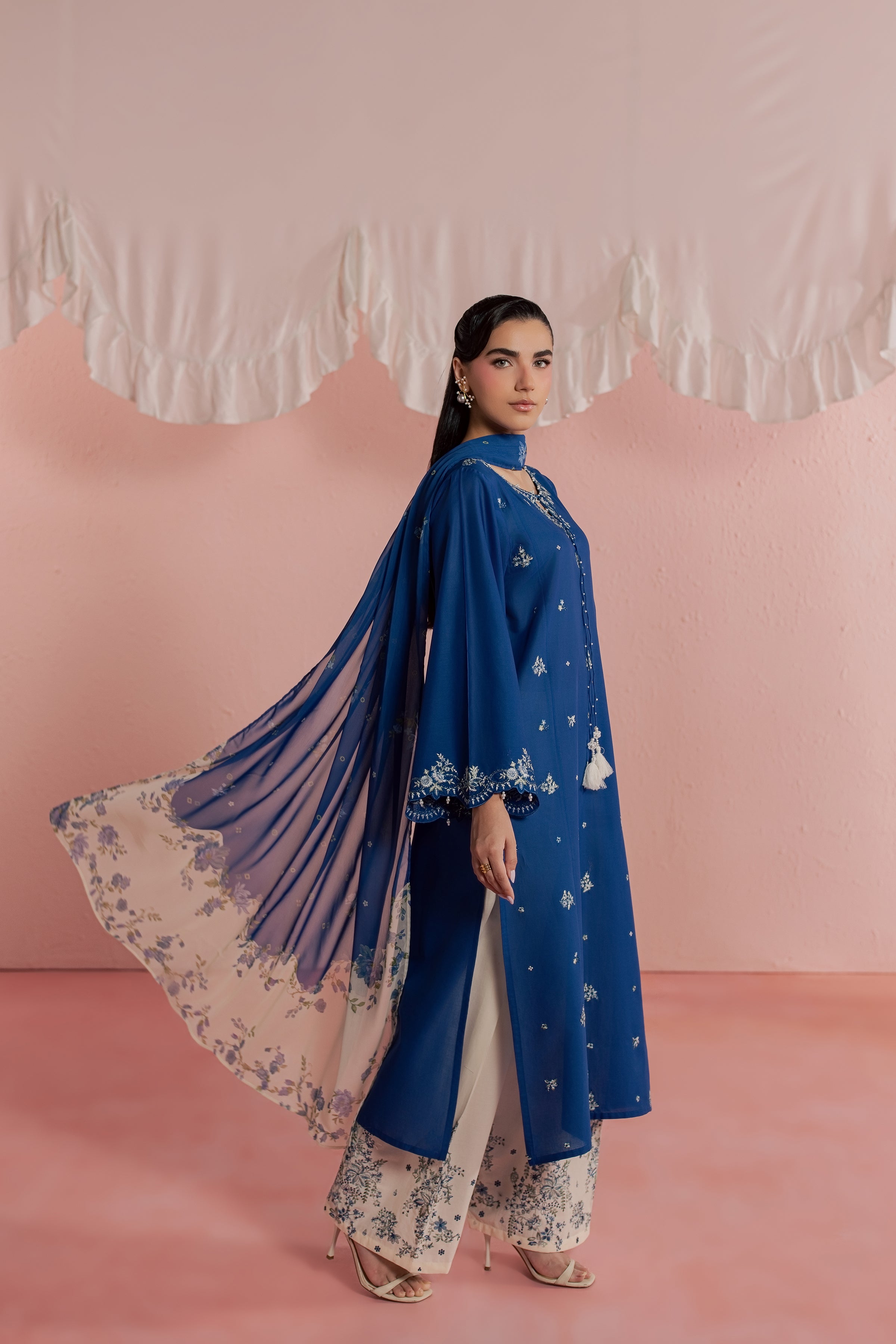  Limgos Denim 3Pc - Embroidered Lawn Dress BATIKSS26  BATIK   XS / Limoges / Pima Lawn-S / Limoges / Pima Lawn-M / Limoges / Pima Lawn-L / Limoges / Pima Lawn-XL / Limoges / Pima Lawn