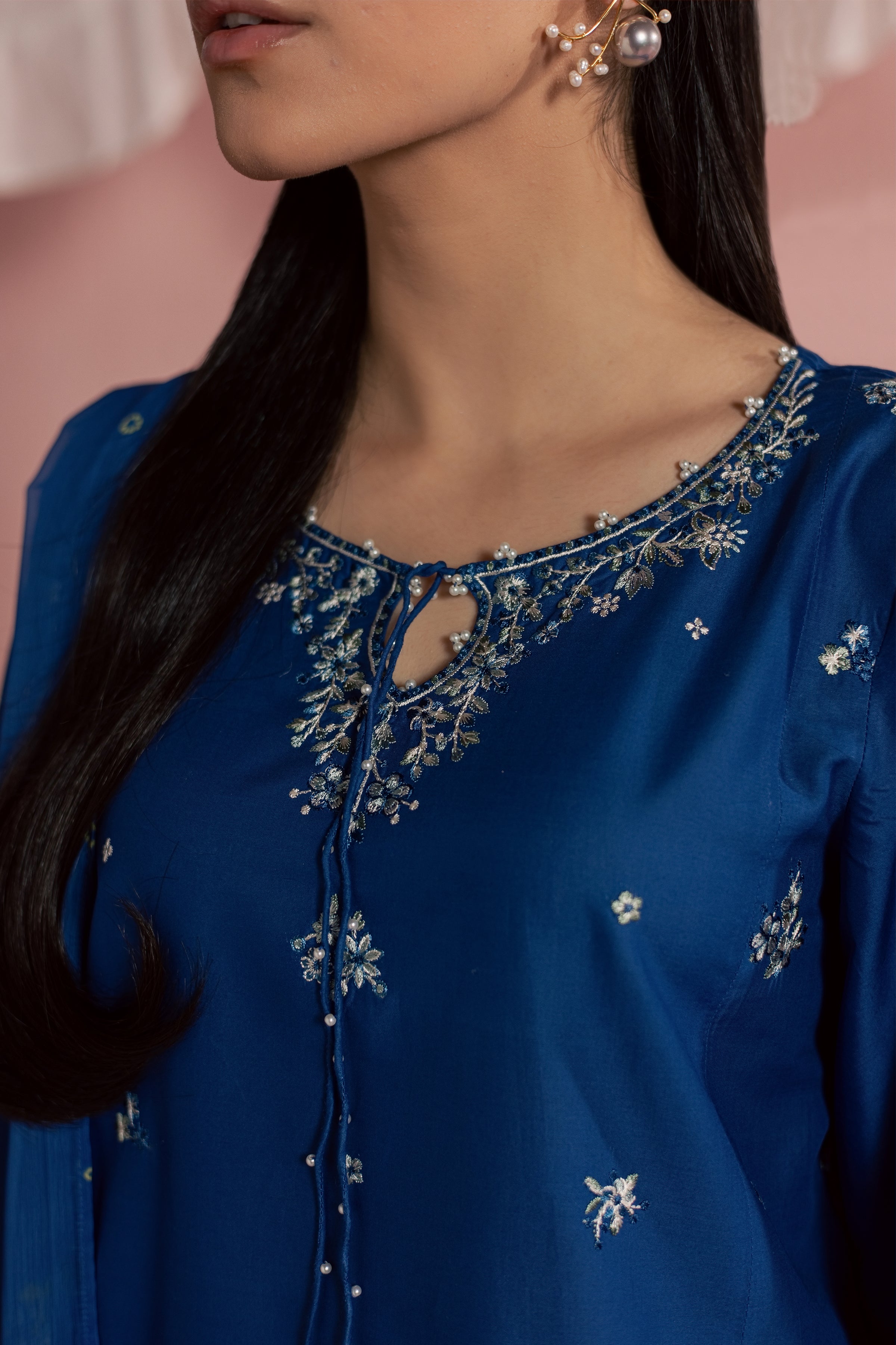  Limgos Denim 3Pc - Embroidered Lawn Dress BATIKSS26  BATIK   XS / Limoges / Pima Lawn-S / Limoges / Pima Lawn-M / Limoges / Pima Lawn-L / Limoges / Pima Lawn-XL / Limoges / Pima Lawn
