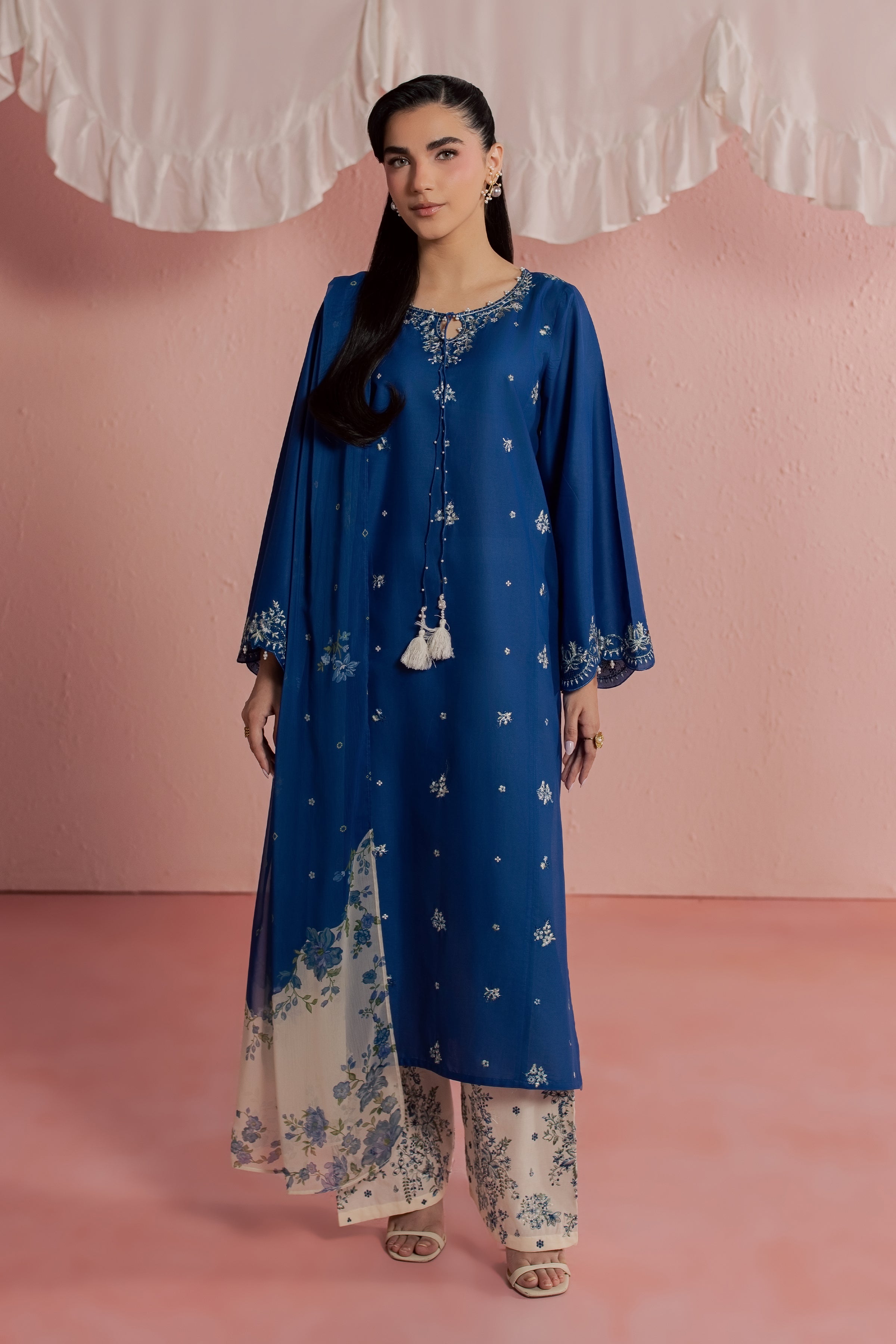 Limgos Denim 3Pc - Embroidered Lawn Dress BATIKSS26  BATIK   XS / Limoges / Pima Lawn-S / Limoges / Pima Lawn-M / Limoges / Pima Lawn-L / Limoges / Pima Lawn-XL / Limoges / Pima Lawn