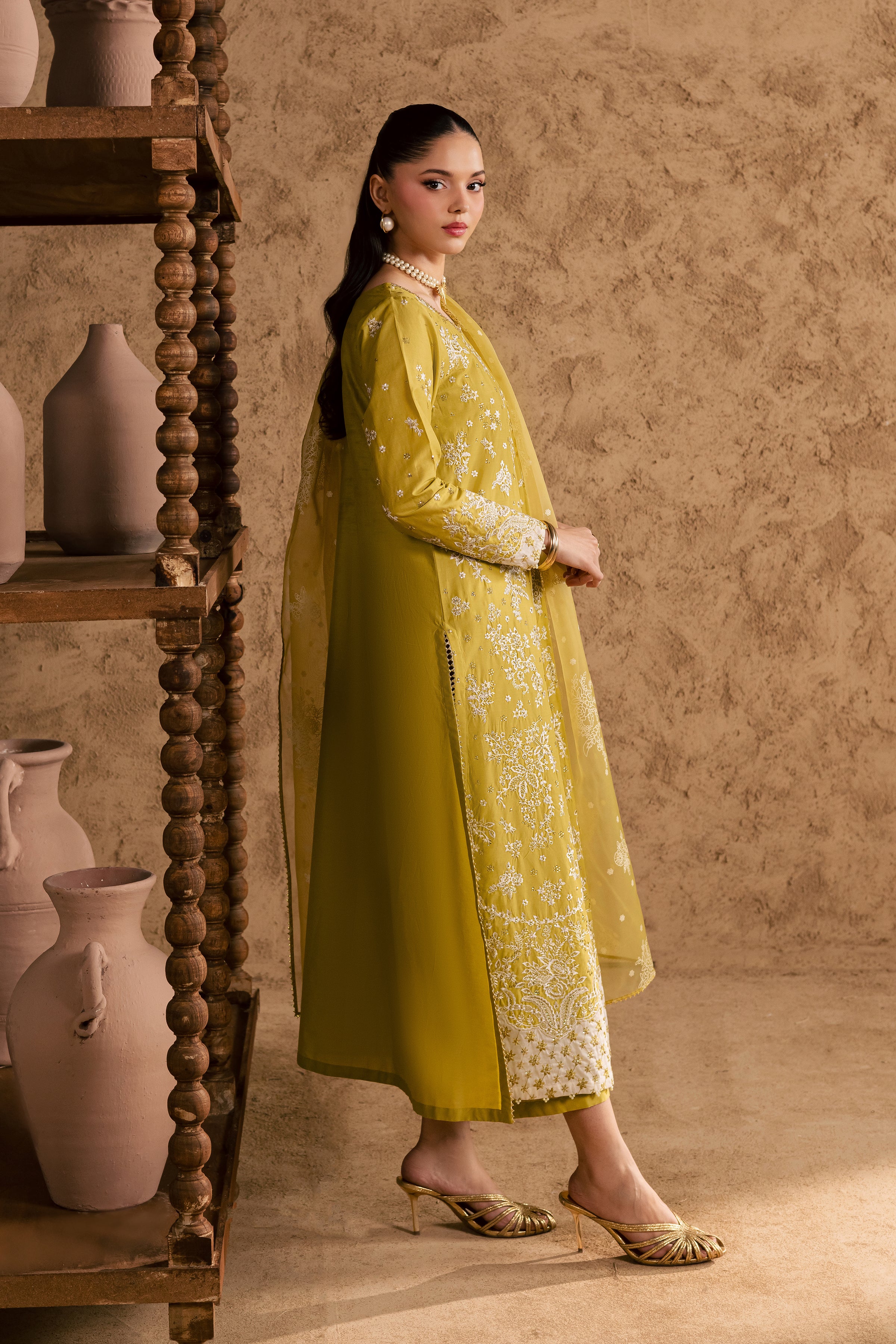  Limylime 3Pc - Festive Eid Pret BATIKEID2026  BATIK   XS / Lime / Giza-S / Lime / Giza-M / Lime / Giza-L / Lime / Giza-XL / Lime / Giza