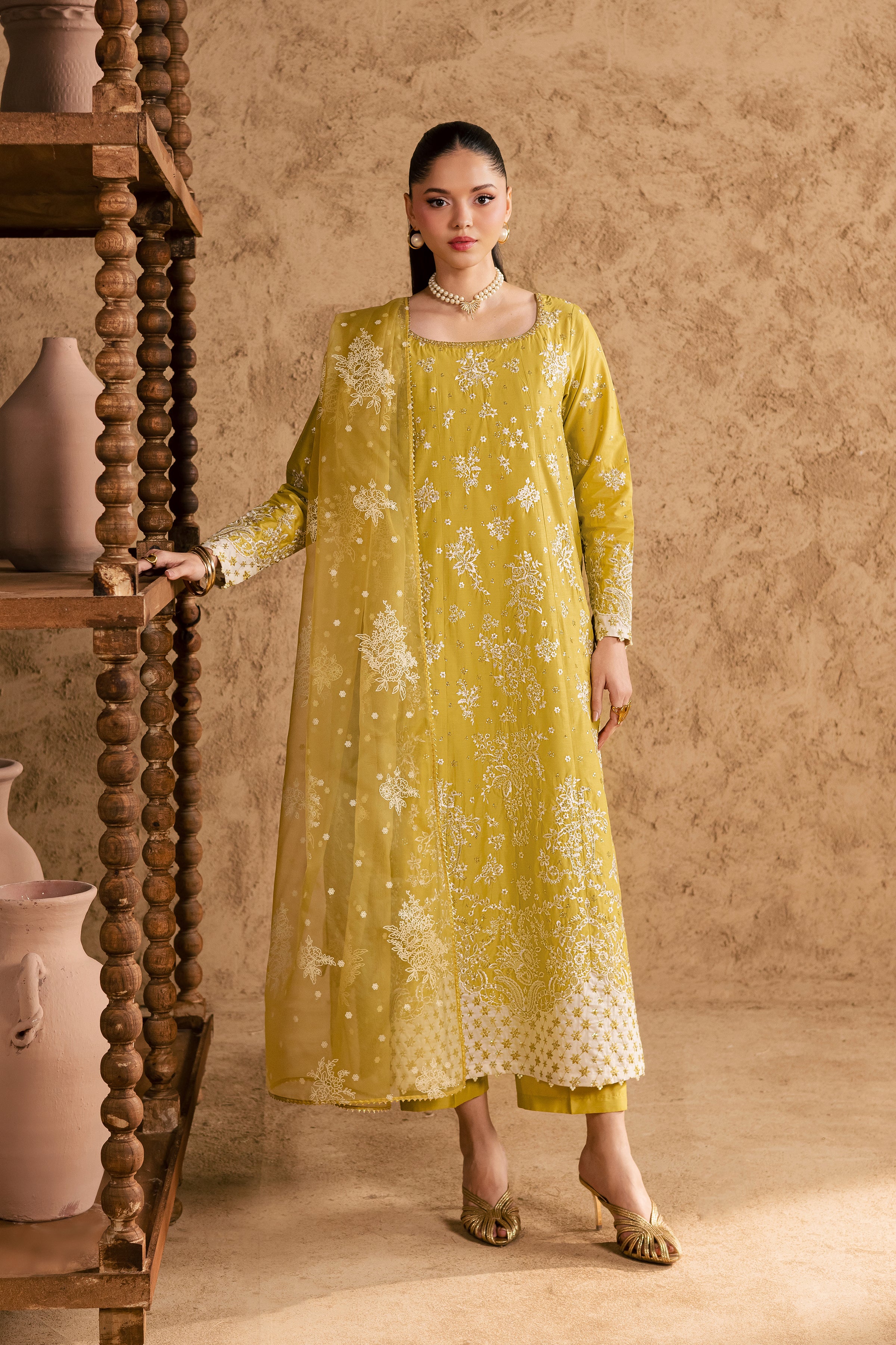  Limylime 3Pc - Festive Eid Pret BATIKEID2026  BATIK   XS / Lime / Giza-S / Lime / Giza-M / Lime / Giza-L / Lime / Giza-XL / Lime / Giza