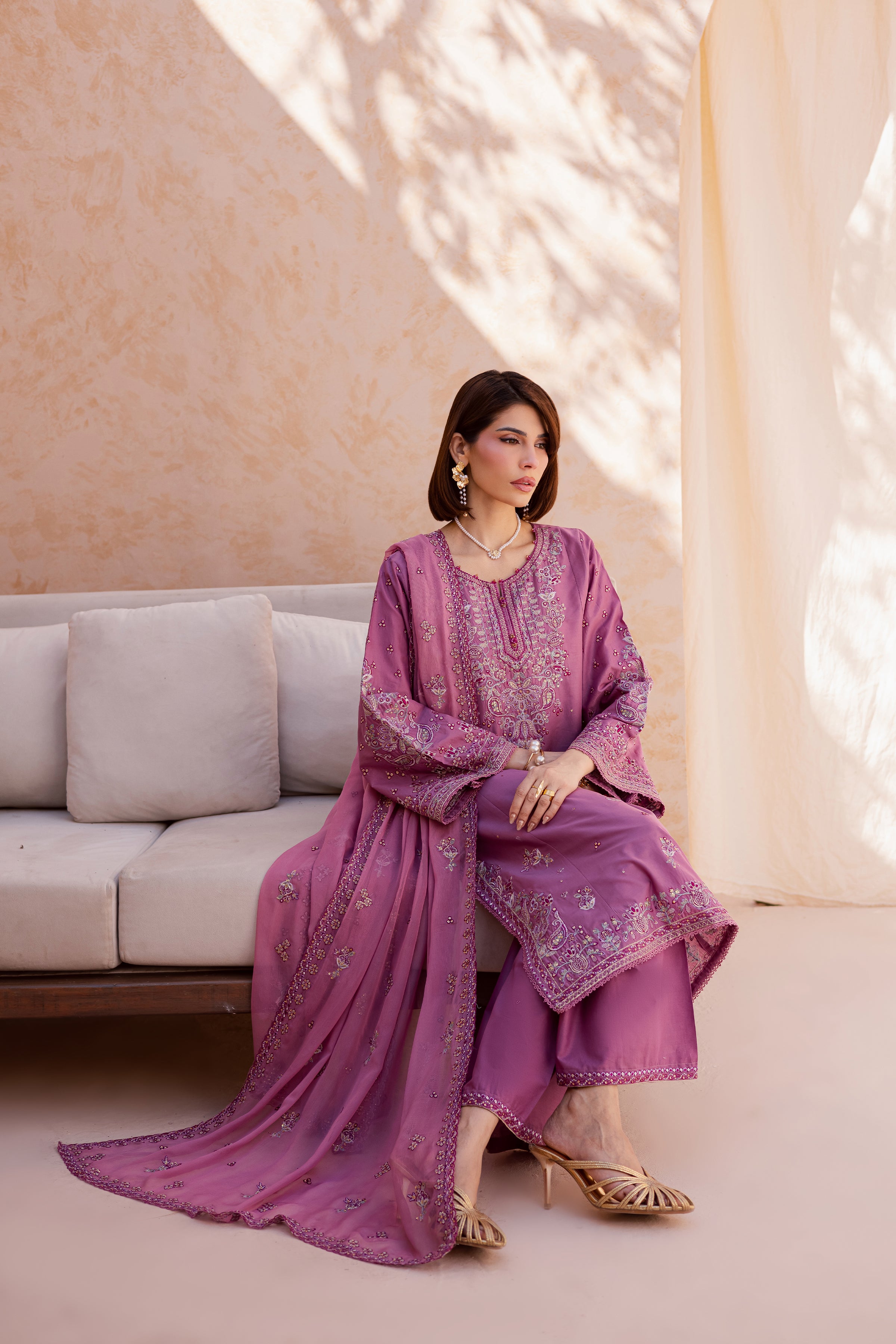  Lina 3Pc - Festive Embroidered Lawn BATIKEID2026  BATIK   XS / Onion / Pima Lawn-S / Onion / Pima Lawn-M / Onion / Pima Lawn-L / Onion / Pima Lawn-XL / Onion / Pima Lawn