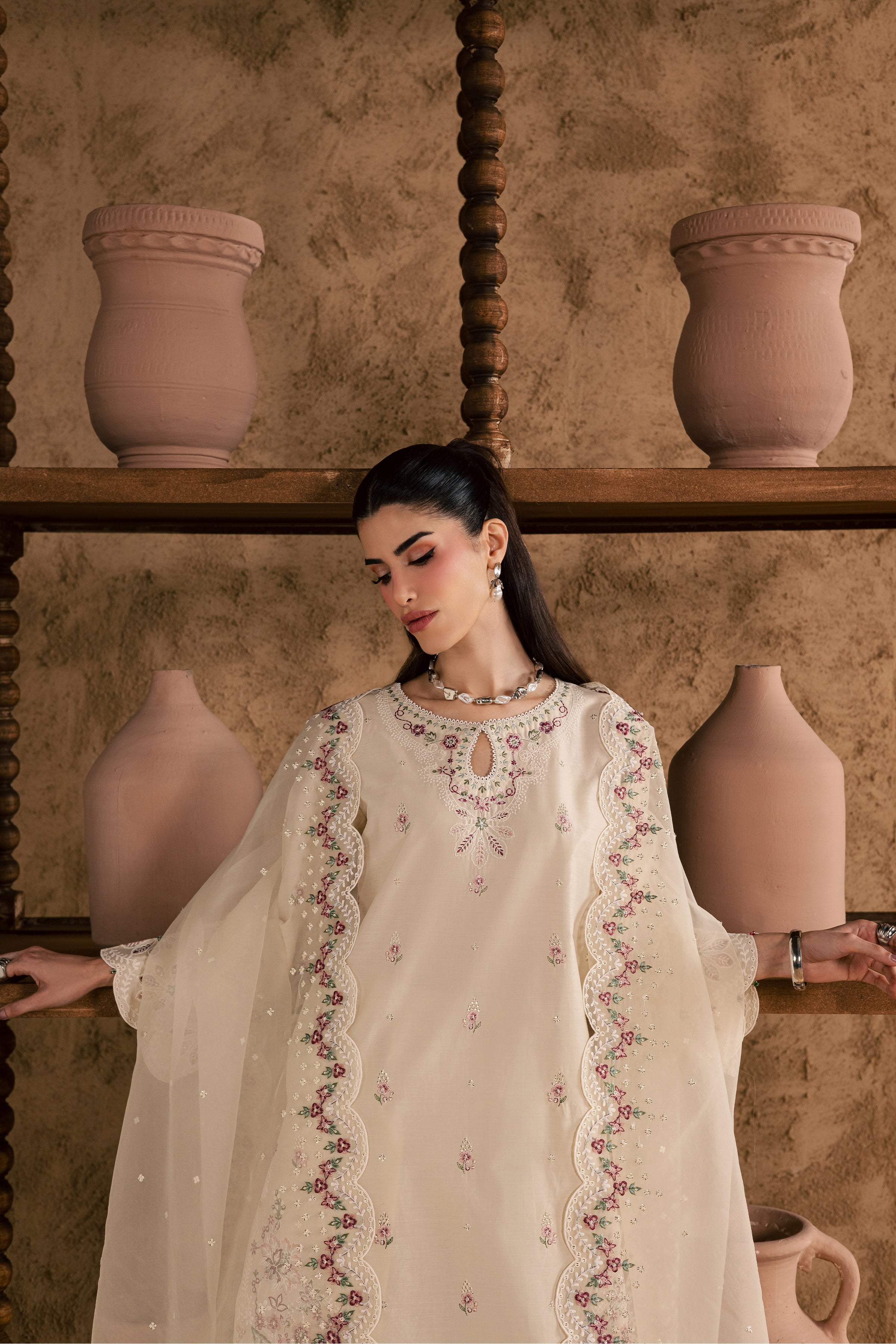  Madrid 3Pc - Festive Eid Pret BATIKEID2026  BATIK   XS / Ivory / Giza-S / Ivory / Giza-M / Ivory / Giza-L / Ivory / Giza-XL / Ivory / Giza