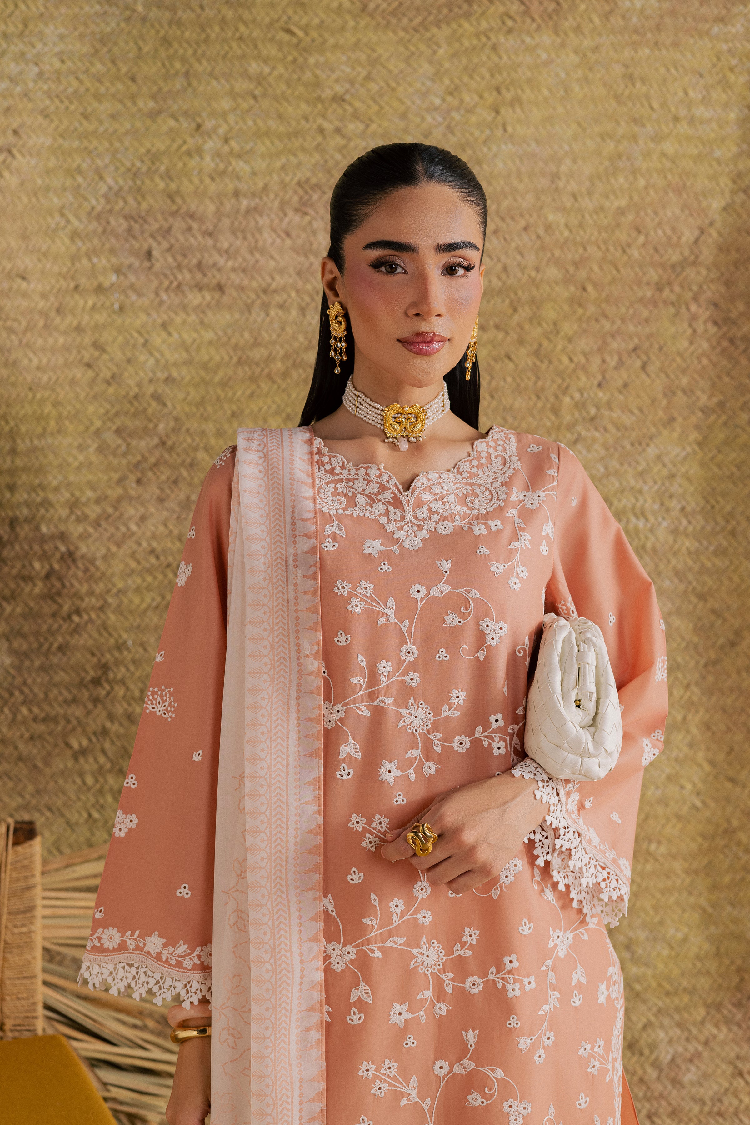  Maiza 3Pc - Festive Eid Pret BATIKSS26  BATIK   XS / Peach / Pima Lawn-S / Peach / Pima Lawn-M / Peach / Pima Lawn-L / Peach / Pima Lawn-XL / Peach / Pima Lawn