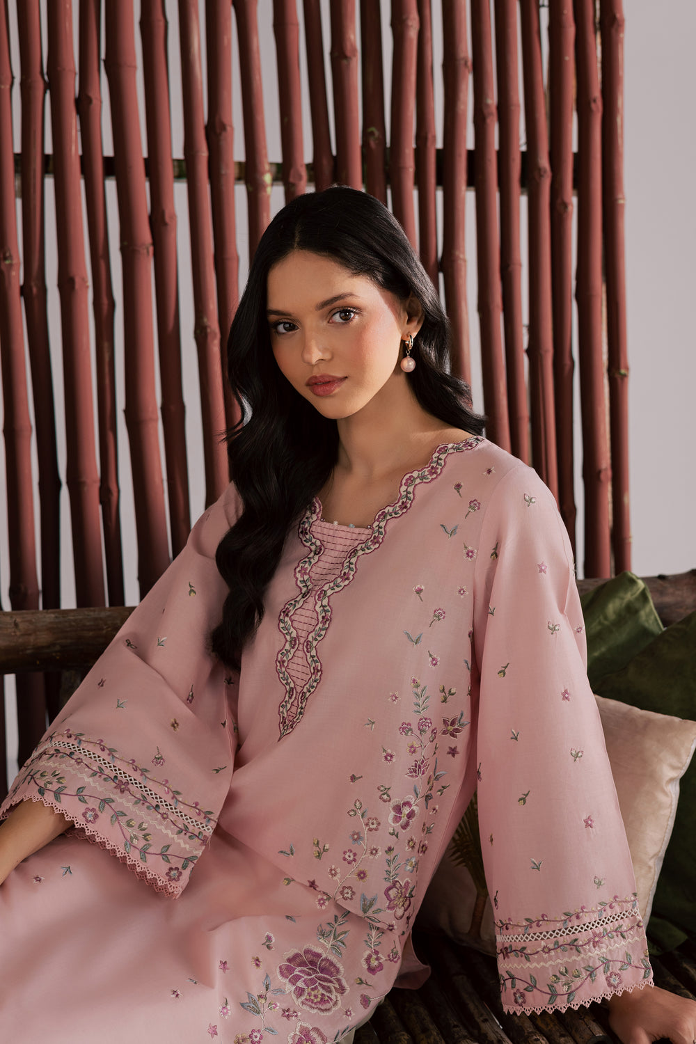  Mallow 2Pc - Embroidered Lawn Dress EverydayEdit26  BATIK   XS / Powder Pink / Pima Lawn-S / Powder Pink / Pima Lawn-M / Powder Pink / Pima Lawn-L / Powder Pink / Pima Lawn-XL / Powder Pink / Pima Lawn