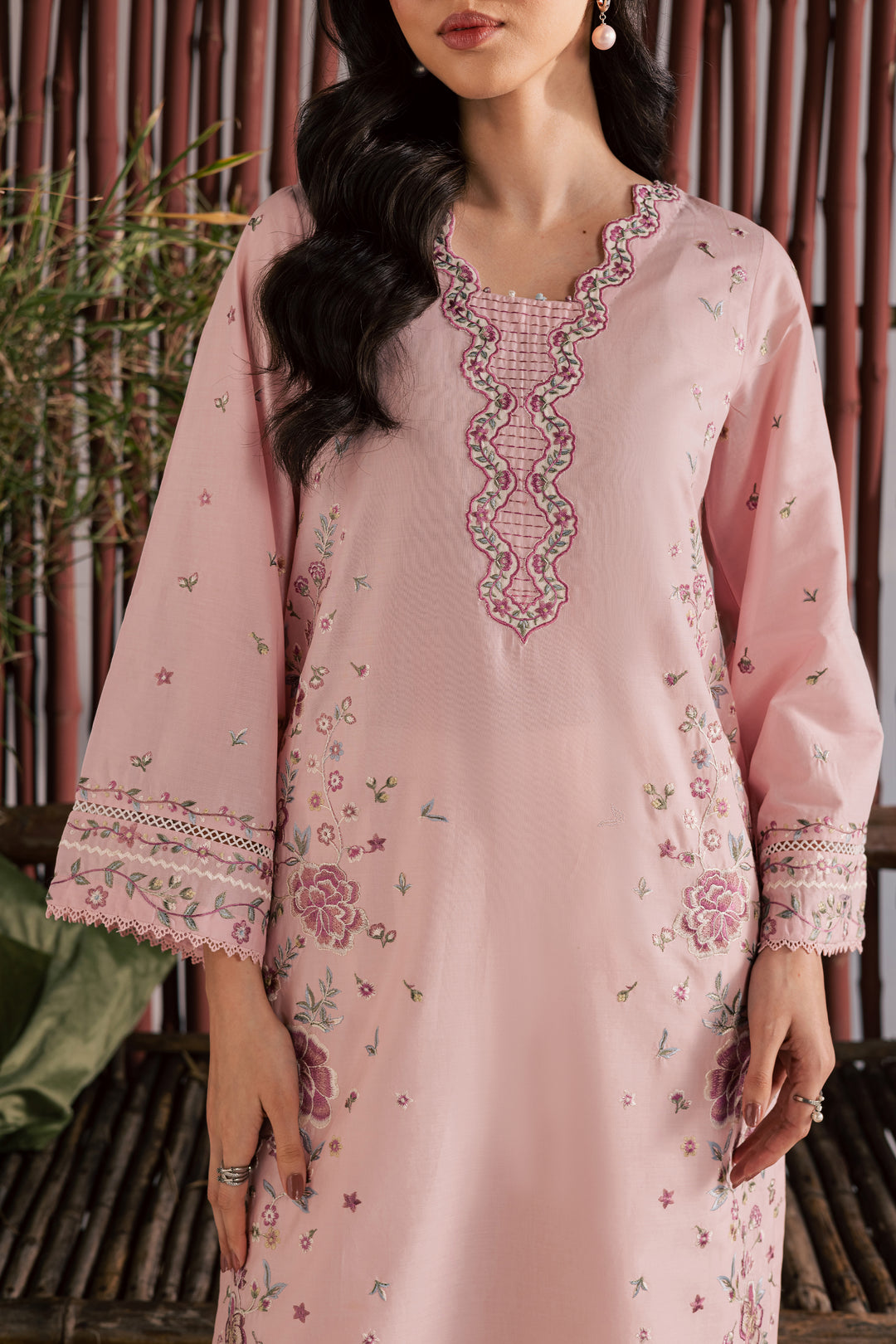  Mallow 2Pc - Embroidered Lawn Dress EverydayEdit26  BATIK   XS / Powder Pink / Pima Lawn-S / Powder Pink / Pima Lawn-M / Powder Pink / Pima Lawn-L / Powder Pink / Pima Lawn-XL / Powder Pink / Pima Lawn