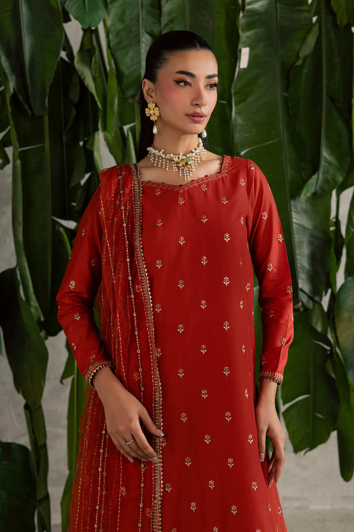  Malta 3Pc - Festive Embroidered Lawn BATIKEID2026  BATIK   XS / Deep Rust / Pima Lawn-S / Deep Rust / Pima Lawn-M / Deep Rust / Pima Lawn-L / Deep Rust / Pima Lawn-XL / Deep Rust / Pima Lawn