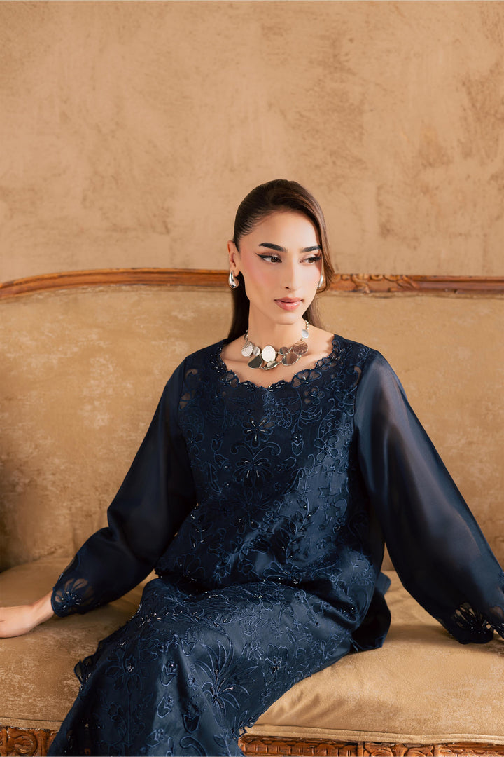  Manila 2Pc - Embroidered Festive Pret BATIKSS26  BATIK   XS / Midnight Blue / Paper Silk-S / Midnight Blue / Paper Silk-M / Midnight Blue / Paper Silk-L / Midnight Blue / Paper Silk-XL / Midnight Blue / Paper Silk