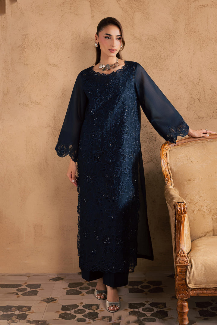  Manila 2Pc - Embroidered Festive Pret BATIKSS26  BATIK   XS / Midnight Blue / Paper Silk-S / Midnight Blue / Paper Silk-M / Midnight Blue / Paper Silk-L / Midnight Blue / Paper Silk-XL / Midnight Blue / Paper Silk