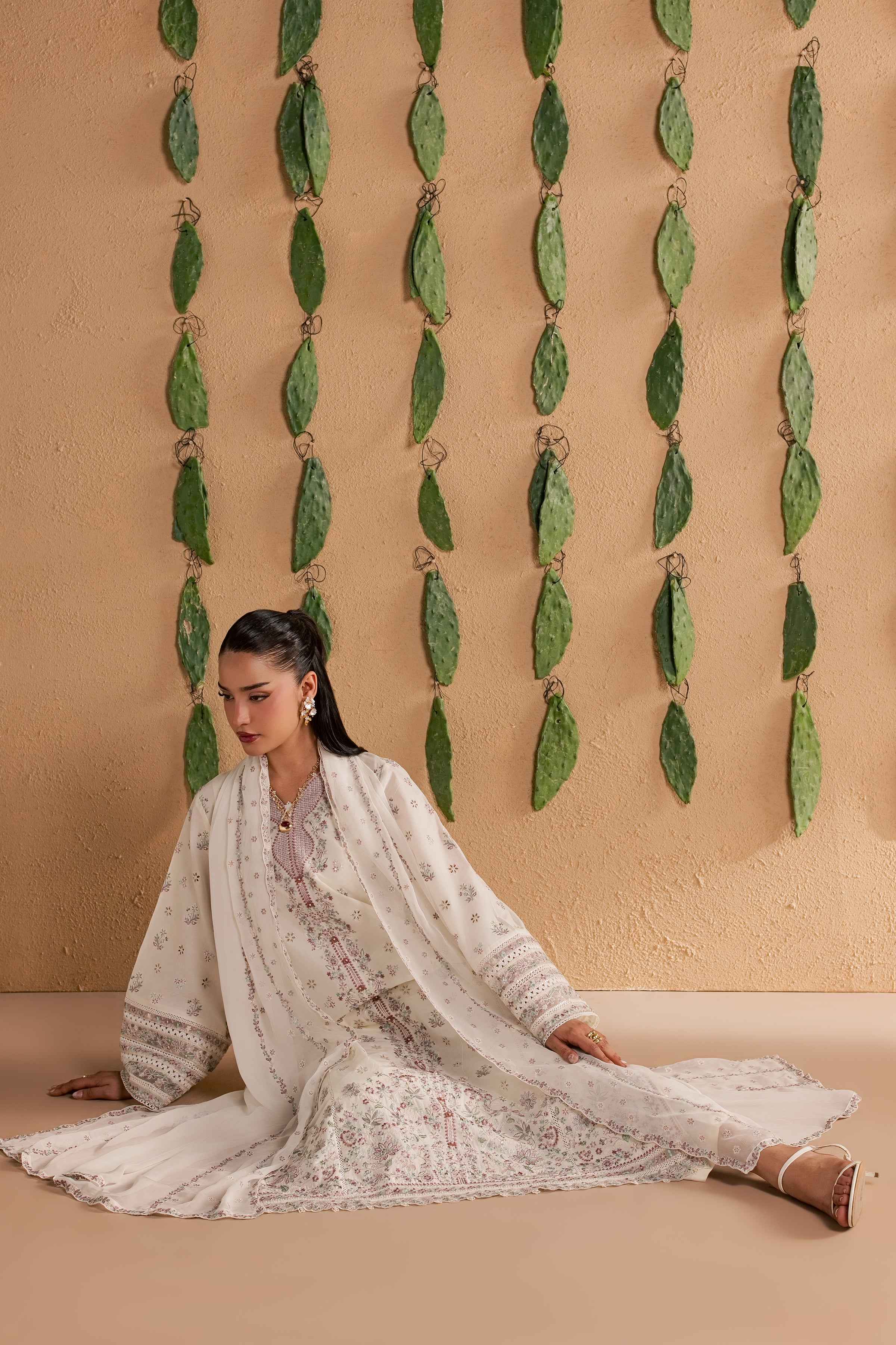  Manon 3Pc - Luxury Embroidered Lawn BATIKSS26  BATIK   XS / Eggnog / Pima Lawn-S / Eggnog / Pima Lawn-M / Eggnog / Pima Lawn-L / Eggnog / Pima Lawn-XL / Eggnog / Pima Lawn