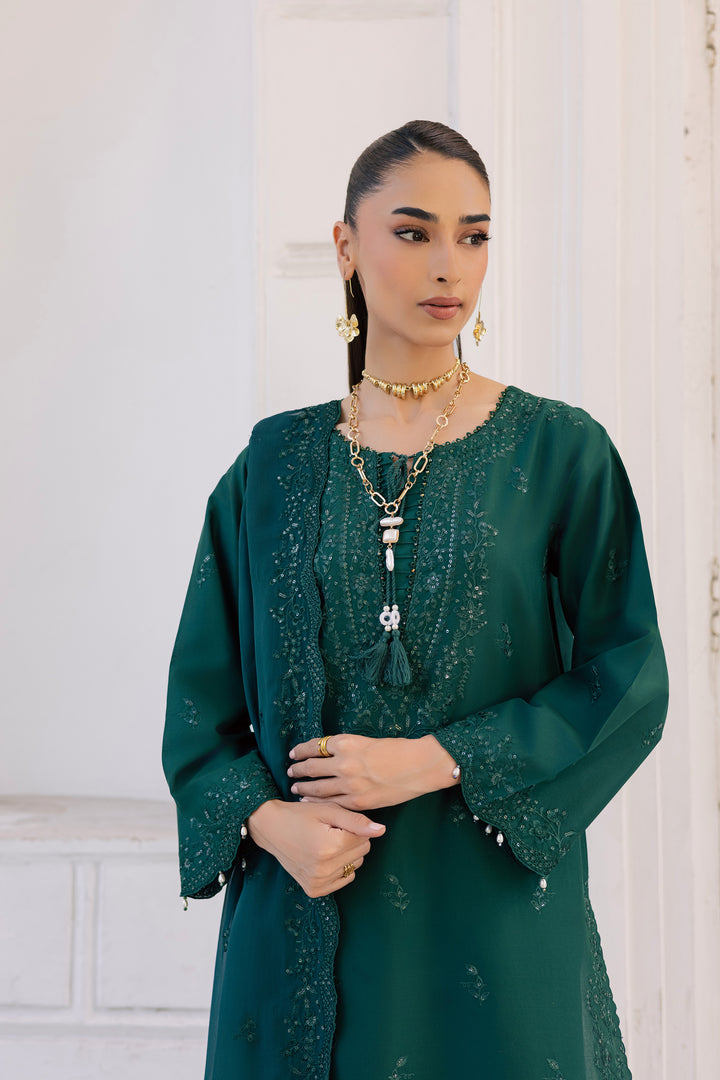  Manta 3Pc - Festive Embroidered Lawn BATIKSS26  BATIK   XS / Bottle Green / Pima Lawn-S / Bottle Green / Pima Lawn-M / Bottle Green / Pima Lawn-L / Bottle Green / Pima Lawn-XL / Bottle Green / Pima Lawn