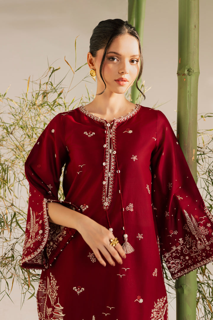  Manzar 2Pc - Embroidered Lawn Dress EverydayEdit26  BATIK   XS / Maroon / Pima Lawn-S / Maroon / Pima Lawn-M / Maroon / Pima Lawn-L / Maroon / Pima Lawn-XL / Maroon / Pima Lawn