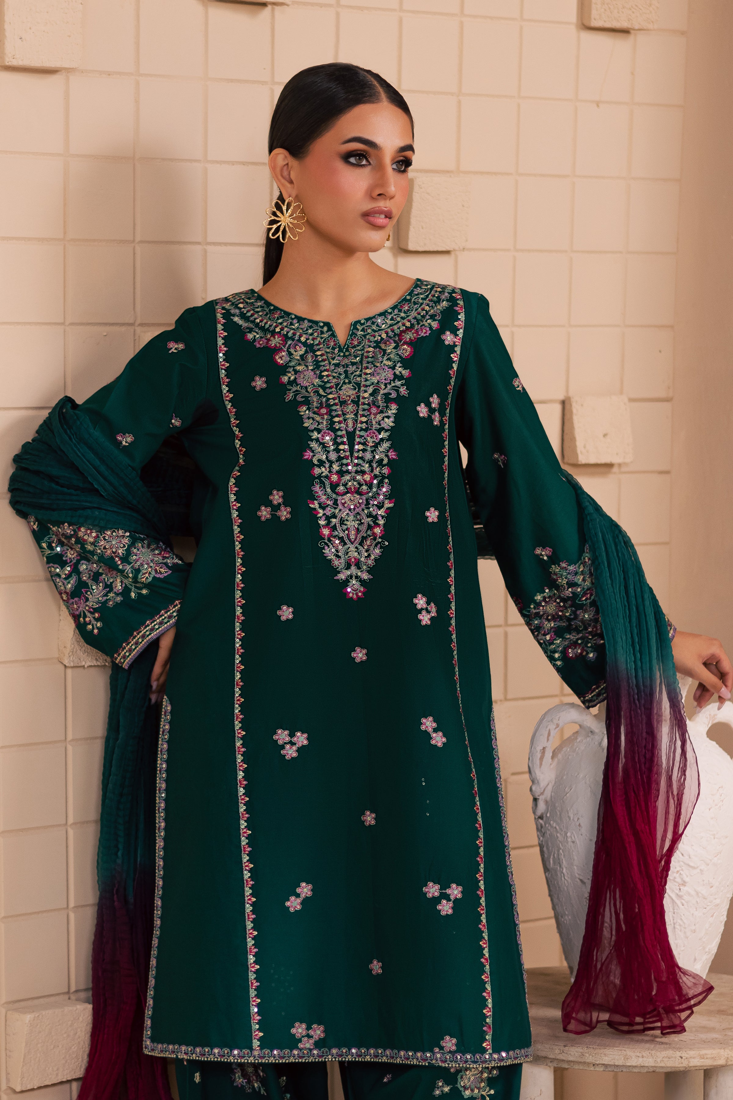 Margarita 3Pc - Embroidered Lawn Dress Margarita 3Pc - Embroidered Lawn Dress