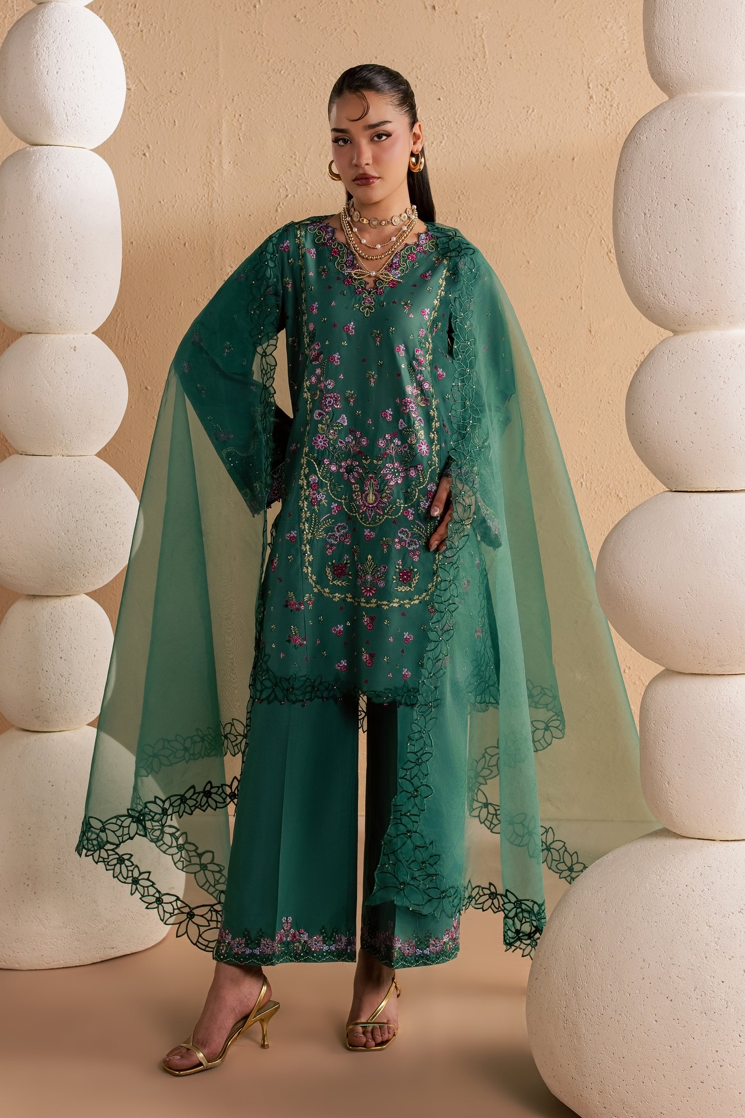  Marvi 3Pc - Festive Embroidered Lawn BATIKSS26  BATIK   XS / Antique Green / Pima Lawn-S / Antique Green / Pima Lawn-M / Antique Green / Pima Lawn-L / Antique Green / Pima Lawn-XL / Antique Green / Pima Lawn
