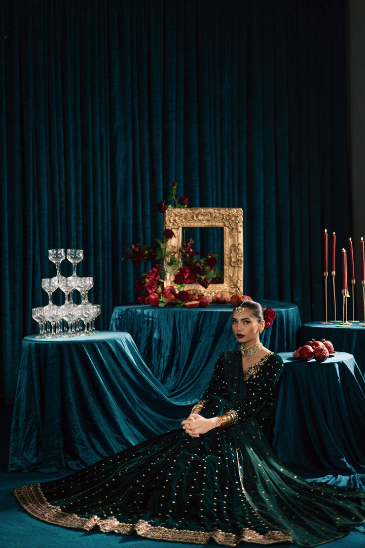  Masoori 3Pc - Velvet Formal Dress BATIKstudio  BATIK   S / Teal / Velvet-M / Teal / Velvet-L / Teal / Velvet