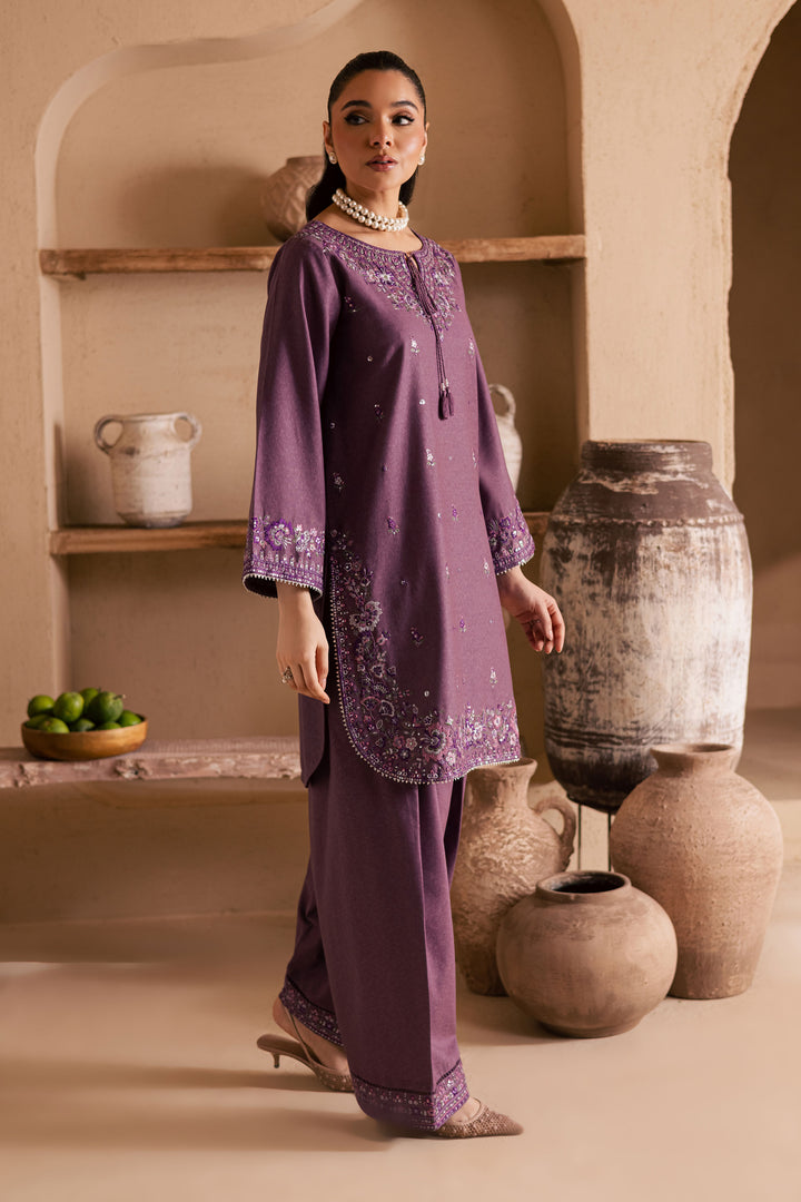  Meenah 2Pc - Embroidered Karandi Dress BATIK WINTER PRET 2025  BATIK   XS / Mauve / Karandi-S / Mauve / Karandi-M / Mauve / Karandi-L / Mauve / Karandi-XL / Mauve / Karandi