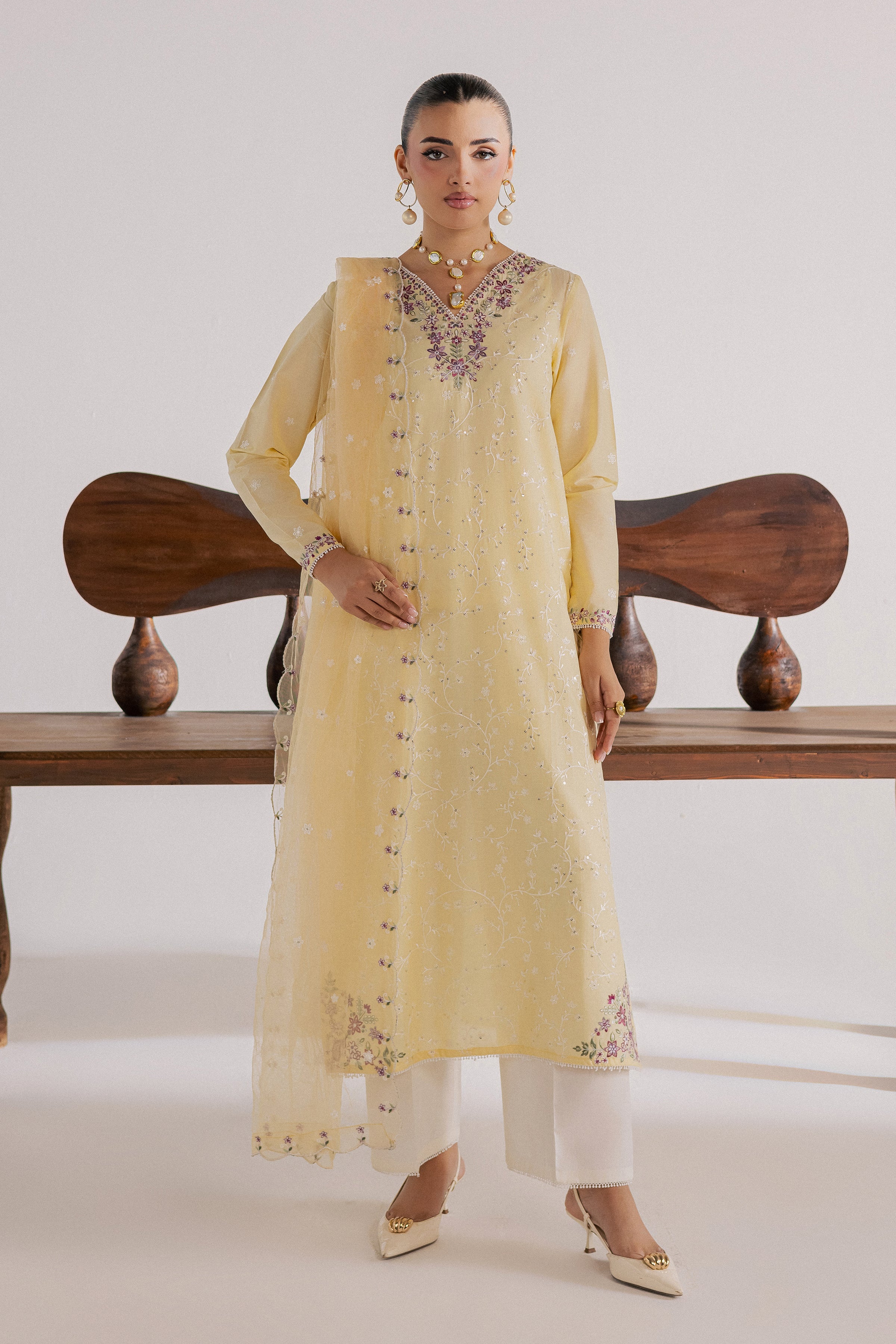  Meringue 3Pc - Luxury Embroidered Lawn BATIKSS26  BATIK   XS / Double Cream / Pima Lawn-S / Double Cream / Pima Lawn-M / Double Cream / Pima Lawn-L / Double Cream / Pima Lawn-XL / Double Cream / Pima Lawn