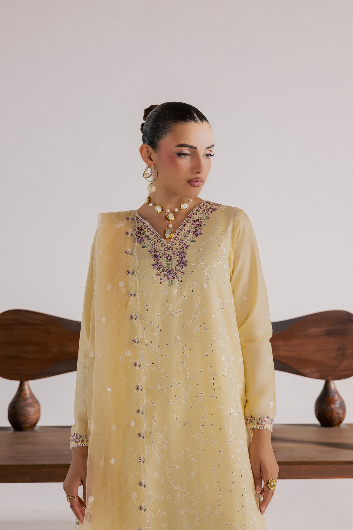  Meringue 3Pc - Luxury Embroidered Lawn BATIKSS26  BATIK   XS / Double Cream / Pima Lawn-S / Double Cream / Pima Lawn-M / Double Cream / Pima Lawn-L / Double Cream / Pima Lawn-XL / Double Cream / Pima Lawn