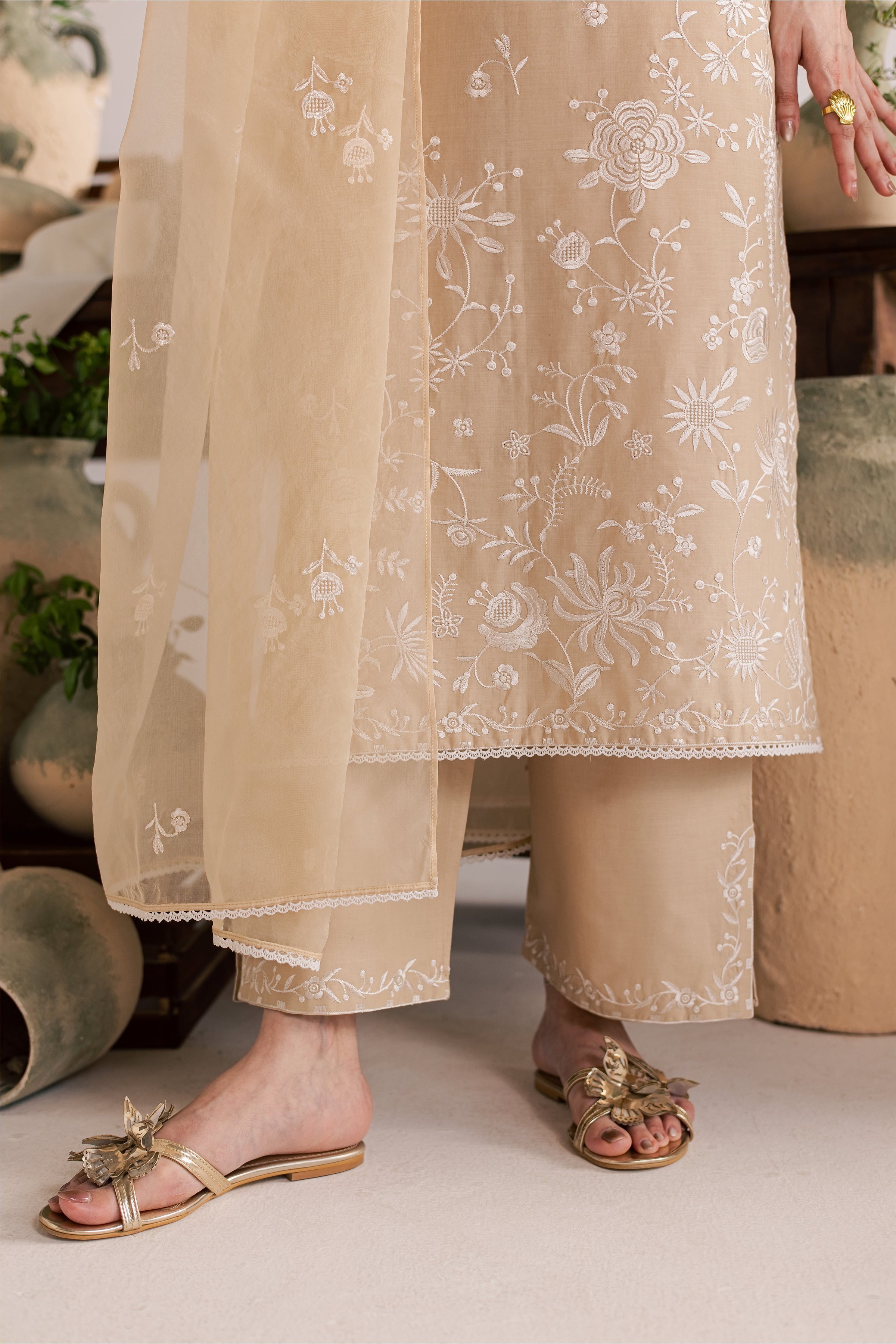  Miami 3Pc - Embroidered Lawn Dress EverydayEdit26  BATIK   XS / Skin / Pima Lawn-S / Skin / Pima Lawn-M / Skin / Pima Lawn-L / Skin / Pima Lawn-XL / Skin / Pima Lawn