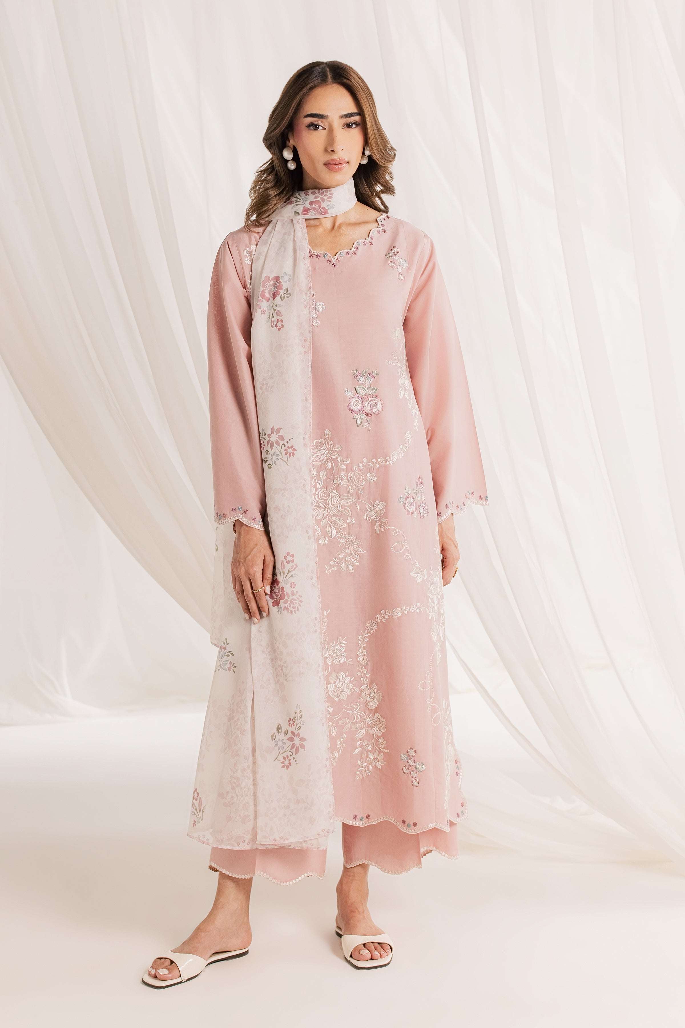  Mimoso 3Pc - Embroidered Lawn Dress EverydayEdit26  BATIK   XS / Pale Mauve / Pima Lawn-S / Pale Mauve / Pima Lawn-M / Pale Mauve / Pima Lawn-L / Pale Mauve / Pima Lawn-XL / Pale Mauve / Pima Lawn