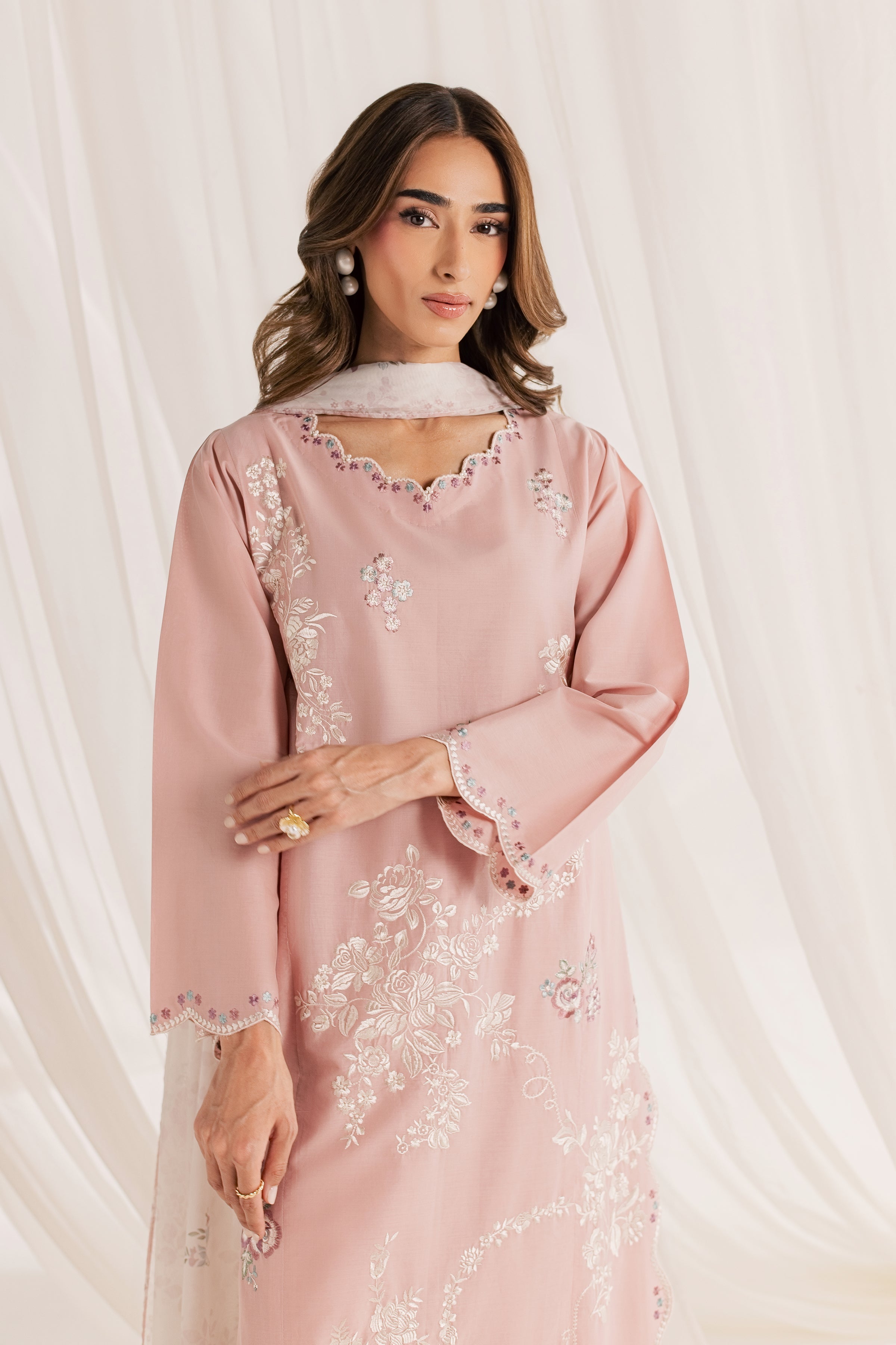  Mimoso 3Pc - Embroidered Lawn Dress EverydayEdit26  BATIK   XS / Pale Mauve / Pima Lawn-S / Pale Mauve / Pima Lawn-M / Pale Mauve / Pima Lawn-L / Pale Mauve / Pima Lawn-XL / Pale Mauve / Pima Lawn