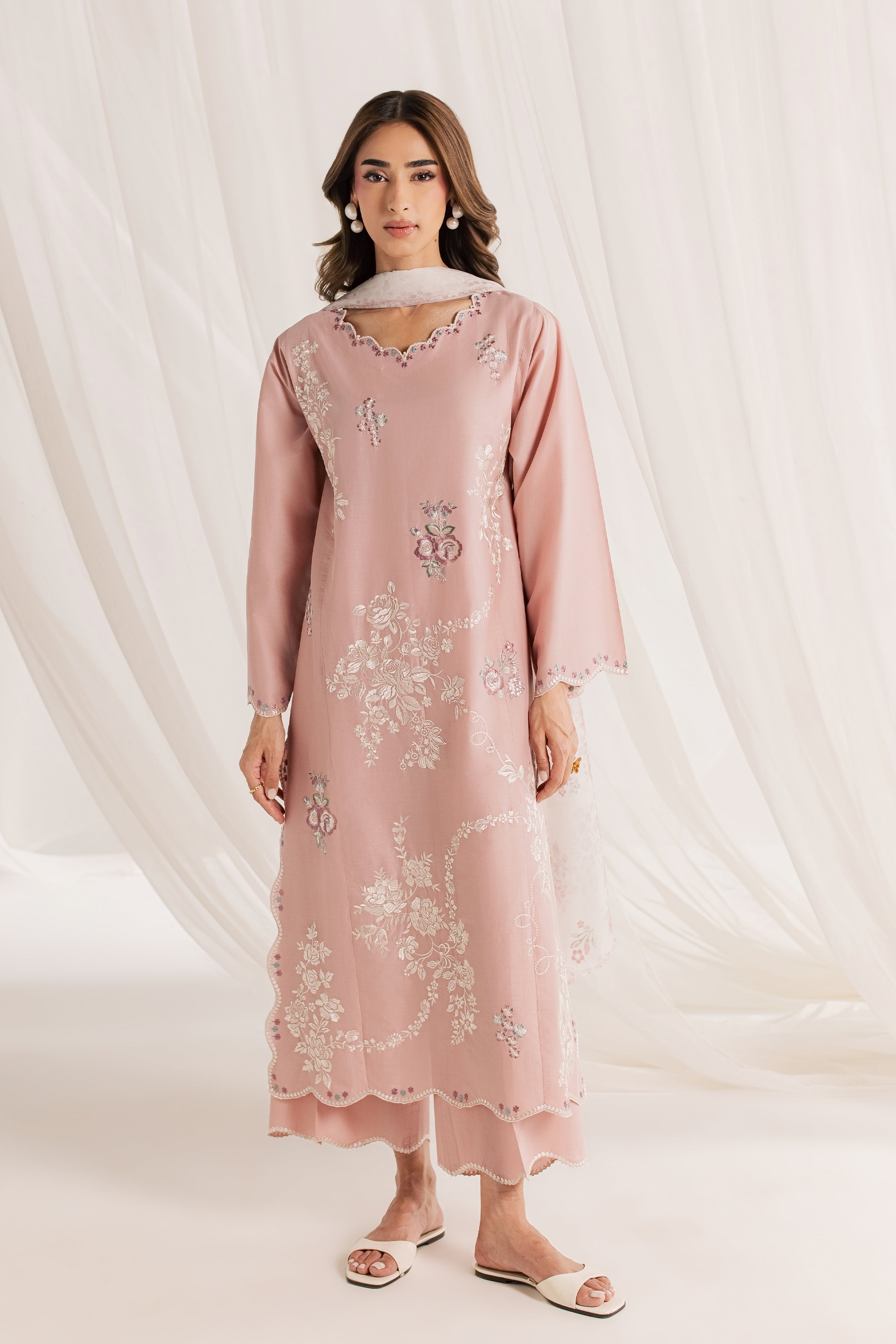  Mimoso 3Pc - Embroidered Lawn Dress EverydayEdit26  BATIK   XS / Pale Mauve / Pima Lawn-S / Pale Mauve / Pima Lawn-M / Pale Mauve / Pima Lawn-L / Pale Mauve / Pima Lawn-XL / Pale Mauve / Pima Lawn