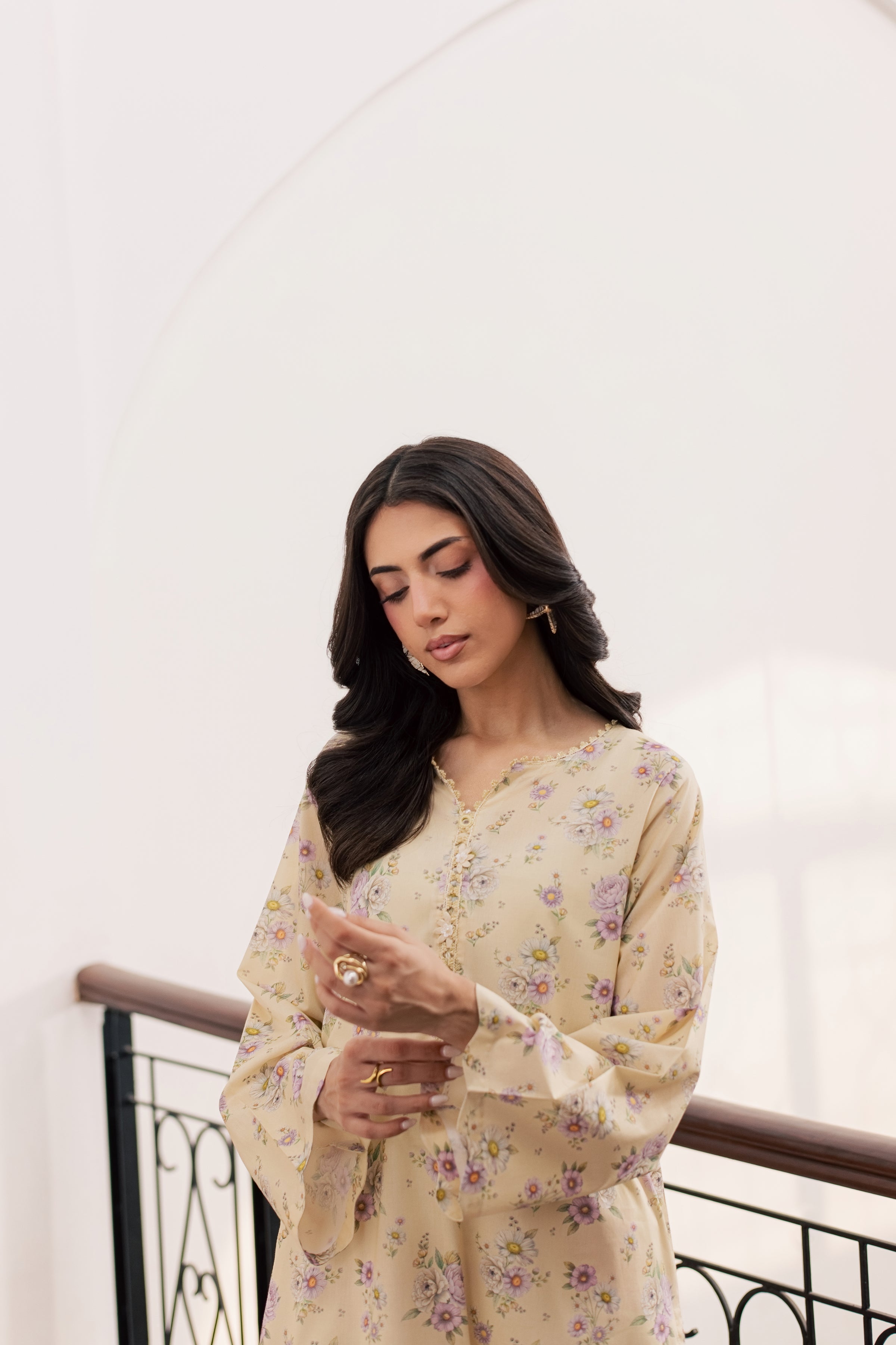  Minho 2Pc - Printed Lawn Dress BATIKSS26  BATIK   XS / Yellow / Lawn-S / Yellow / Lawn-M / Yellow / Lawn-L / Yellow / Lawn-XL / Yellow / Lawn
