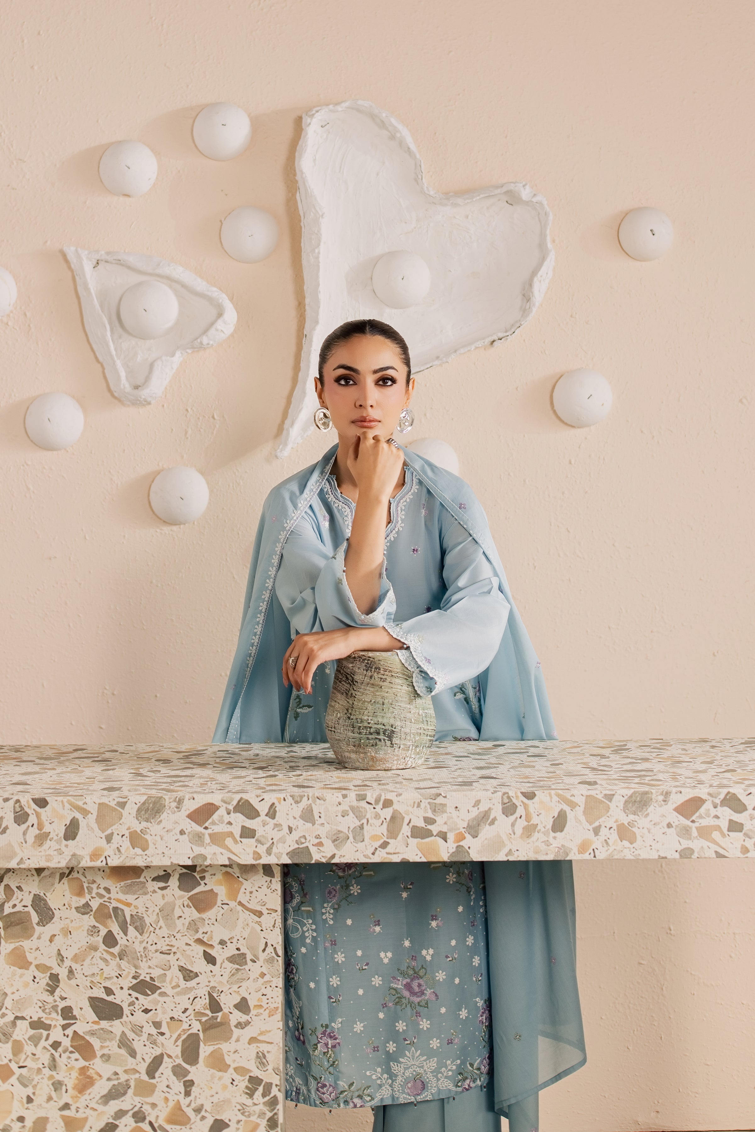  Minsk 3Pc - Embroidered Lawn Dress EverydayEdit26  BATIK   XS / Sky Blue / Pima Lawn-S / Sky Blue / Pima Lawn-M / Sky Blue / Pima Lawn-L / Sky Blue / Pima Lawn-XL / Sky Blue / Pima Lawn