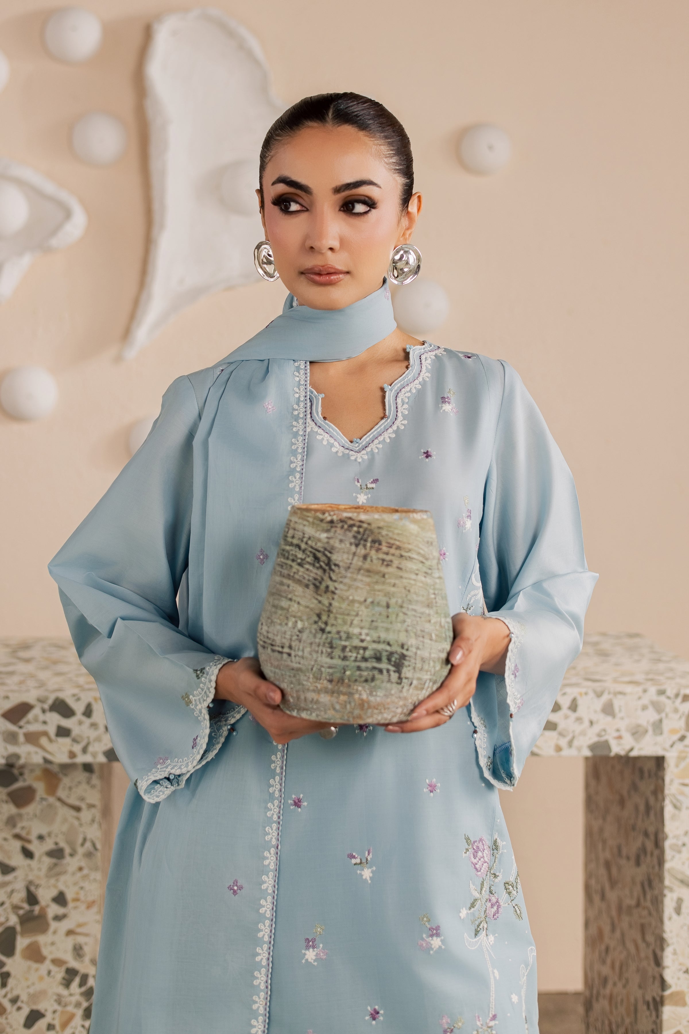  Minsk 3Pc - Embroidered Lawn Dress EverydayEdit26  BATIK   XS / Sky Blue / Pima Lawn-S / Sky Blue / Pima Lawn-M / Sky Blue / Pima Lawn-L / Sky Blue / Pima Lawn-XL / Sky Blue / Pima Lawn