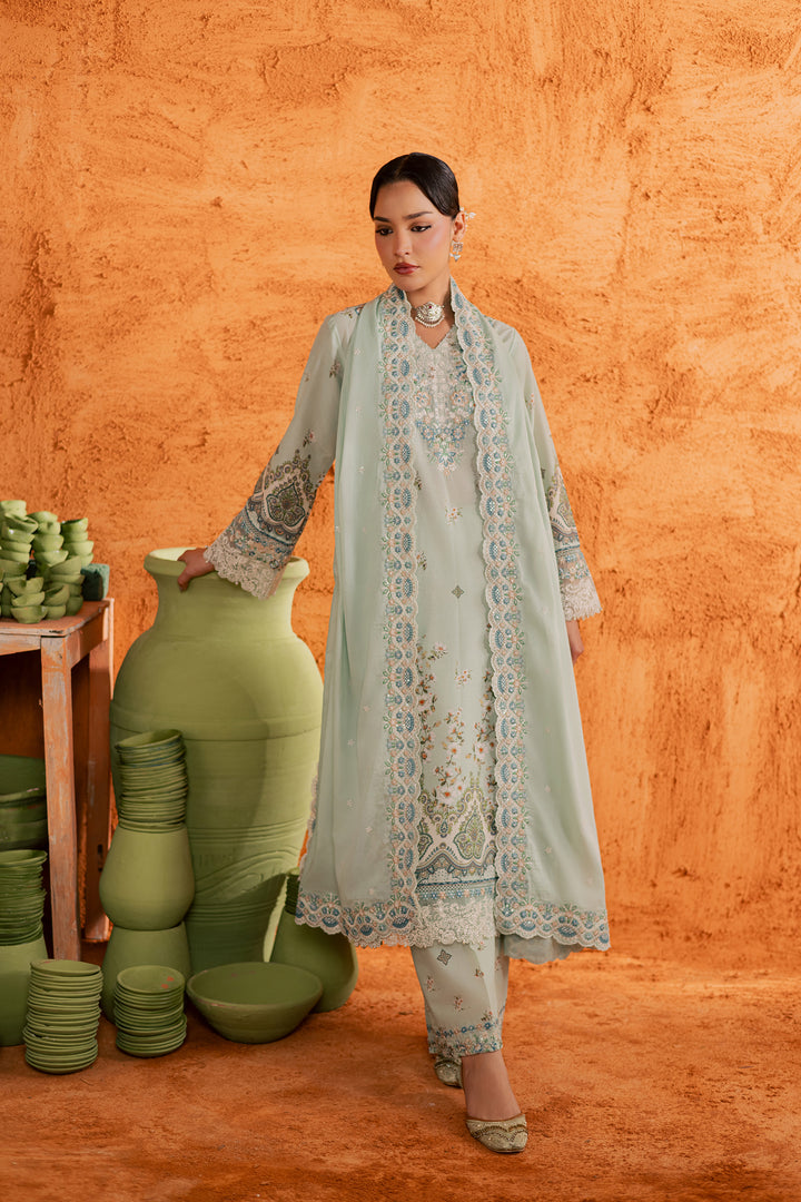  Mint Chip 3Pc - Printed Lawn Dress BATIKEID2026  BATIK   XS / Ice Blue / Lawn-S / Ice Blue / Lawn-M / Ice Blue / Lawn-L / Ice Blue / Lawn-XL / Ice Blue / Lawn