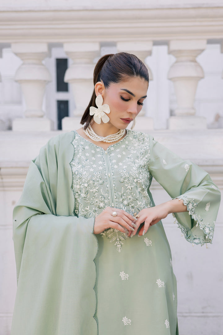  Mint Dream 3Pc - Festive Embroidered Lawn BATIKSS26  BATIK   XS / Mint Green / Pima Lawn-S / Mint Green / Pima Lawn-M / Mint Green / Pima Lawn-L / Mint Green / Pima Lawn-XL / Mint Green / Pima Lawn