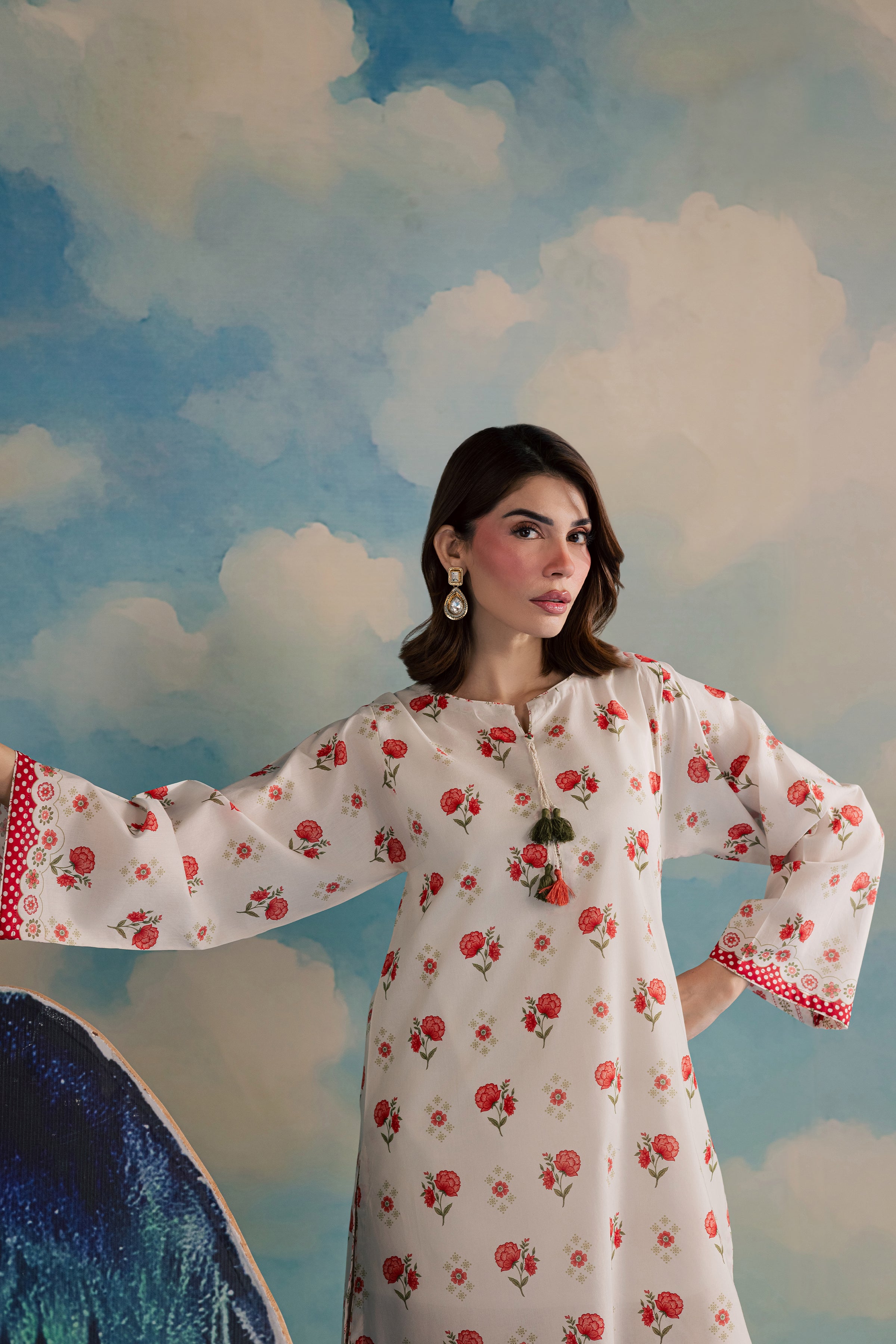  Miyo 2Pc - Printed Lawn Dress BATIKSS26  BATIK   XS / Off White / Lawn-S / Off White / Lawn-M / Off White / Lawn-L / Off White / Lawn-XL / Off White / Lawn