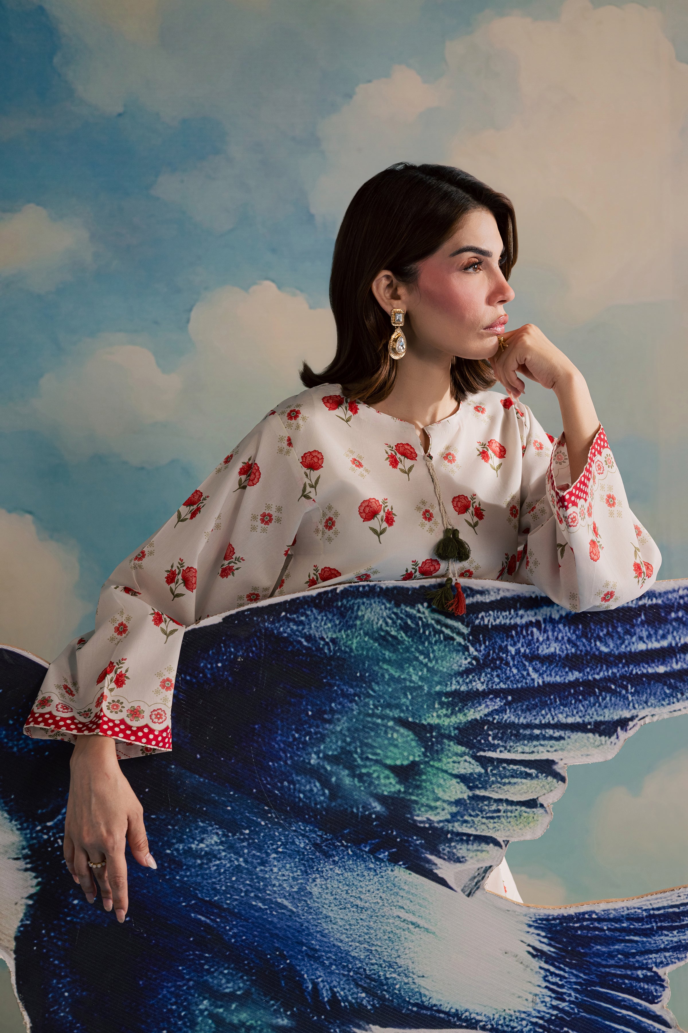  Miyo 2Pc - Printed Lawn Dress BATIKSS26  BATIK   XS / Off White / Lawn-S / Off White / Lawn-M / Off White / Lawn-L / Off White / Lawn-XL / Off White / Lawn