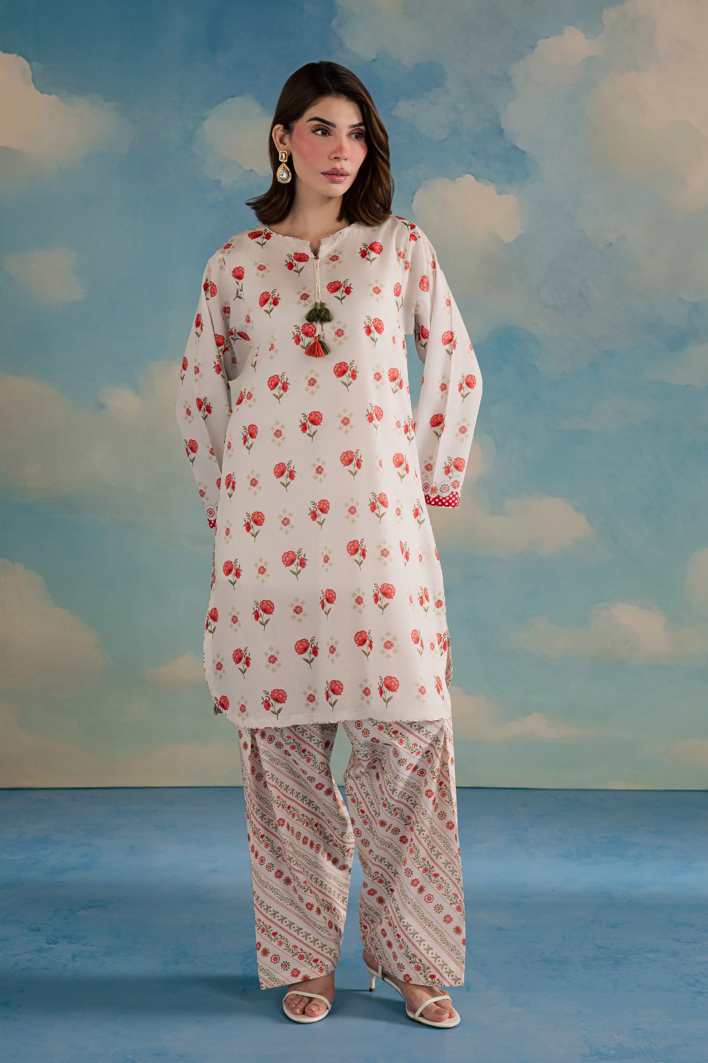  Miyo 2Pc - Printed Lawn Dress BATIKSS26  BATIK   XS / Off White / Lawn-S / Off White / Lawn-M / Off White / Lawn-L / Off White / Lawn-XL / Off White / Lawn