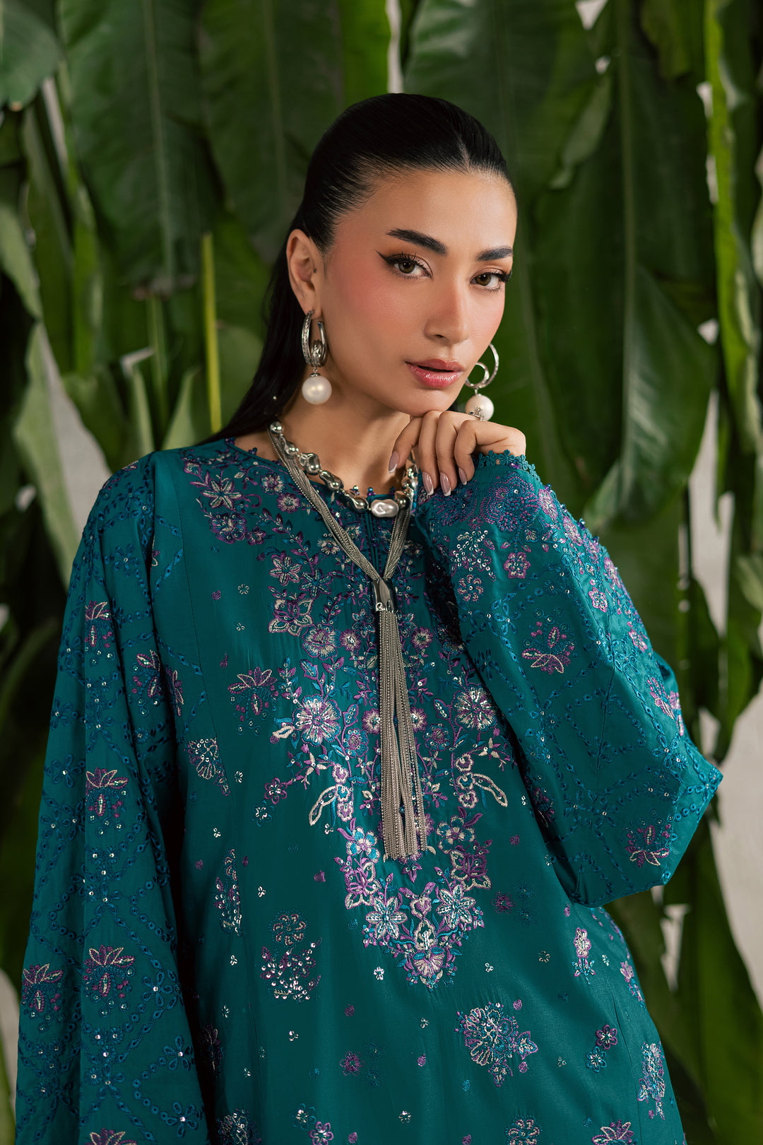  Moonwillow 2Pc - Festive Embroidered Lawn BATIKEID2026  BATIK   XS / Evergold / Pima Lawn-S / Evergold / Pima Lawn-M / Evergold / Pima Lawn-L / Evergold / Pima Lawn-XL / Evergold / Pima Lawn