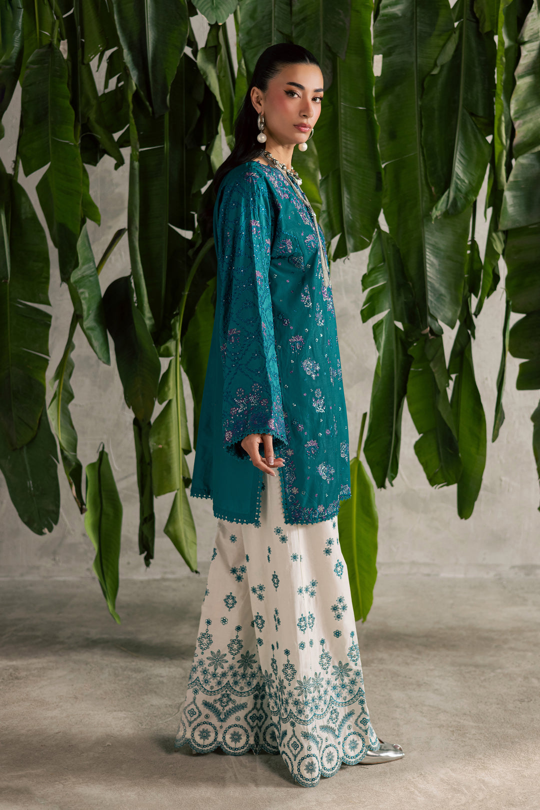  Moonwillow 2Pc - Festive Embroidered Lawn BATIKEID2026  BATIK   XS / Evergold / Pima Lawn-S / Evergold / Pima Lawn-M / Evergold / Pima Lawn-L / Evergold / Pima Lawn-XL / Evergold / Pima Lawn