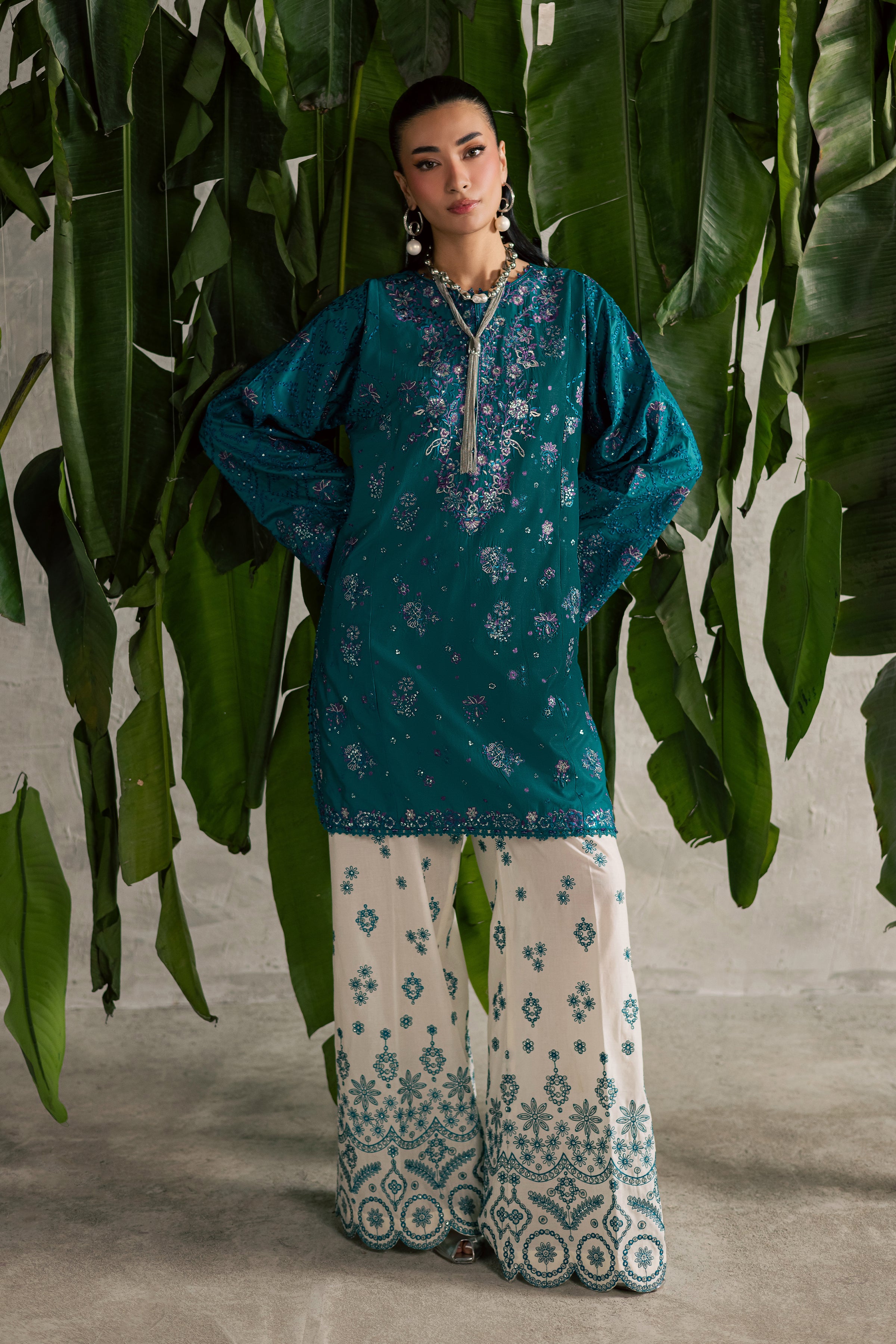  Moonwillow 2Pc - Festive Embroidered Lawn BATIKEID2026  BATIK   XS / Evergold / Pima Lawn-S / Evergold / Pima Lawn-M / Evergold / Pima Lawn-L / Evergold / Pima Lawn-XL / Evergold / Pima Lawn