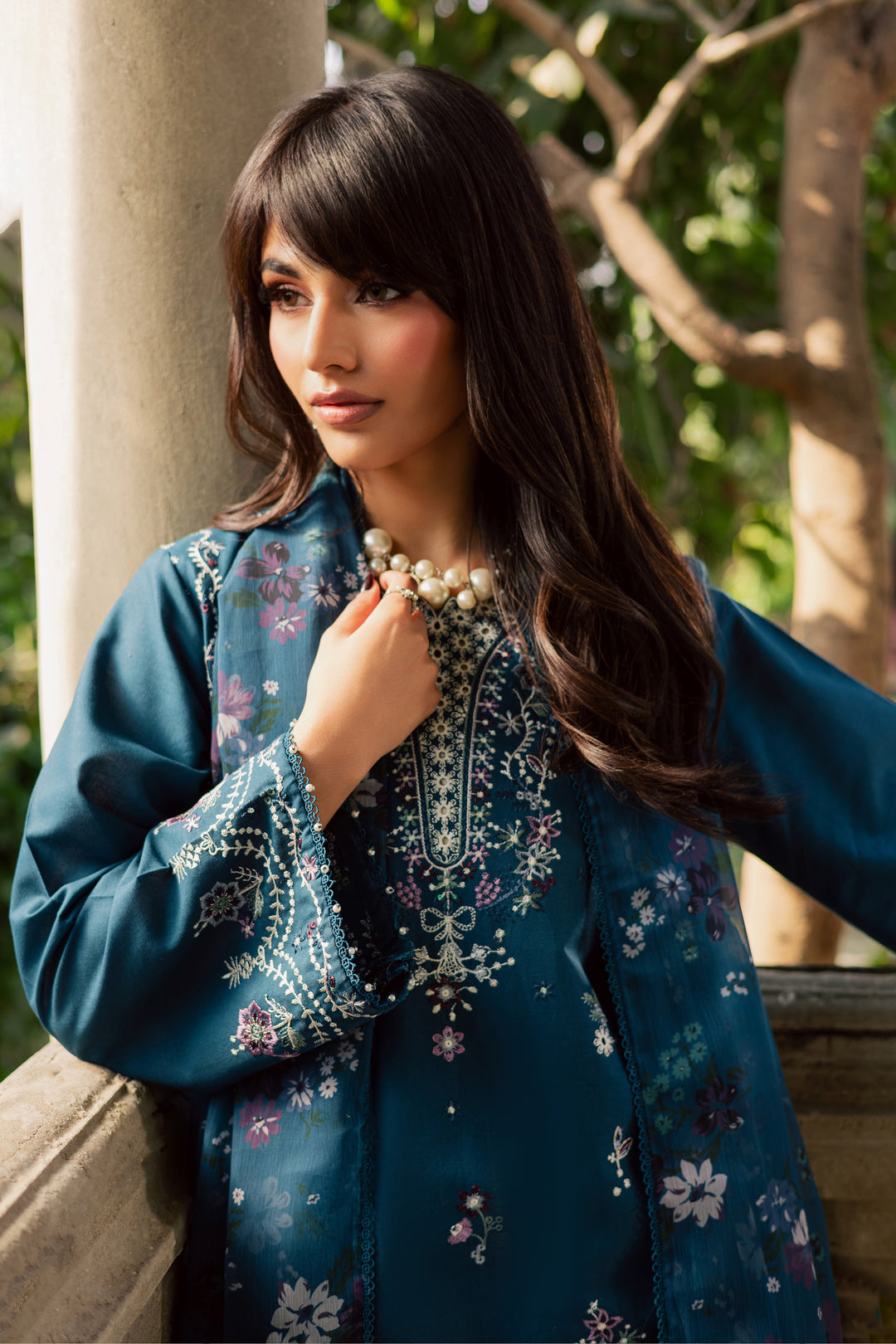  Moroccon 3Pc - Embroidered Khaddar Dress BATIK WINTER PRET 2025  BATIK   XS / Moroccon Blue / Khaddar-S / Moroccon Blue / Khaddar-M / Moroccon Blue / Khaddar-L / Moroccon Blue / Khaddar-XL / Moroccon Blue / Khaddar