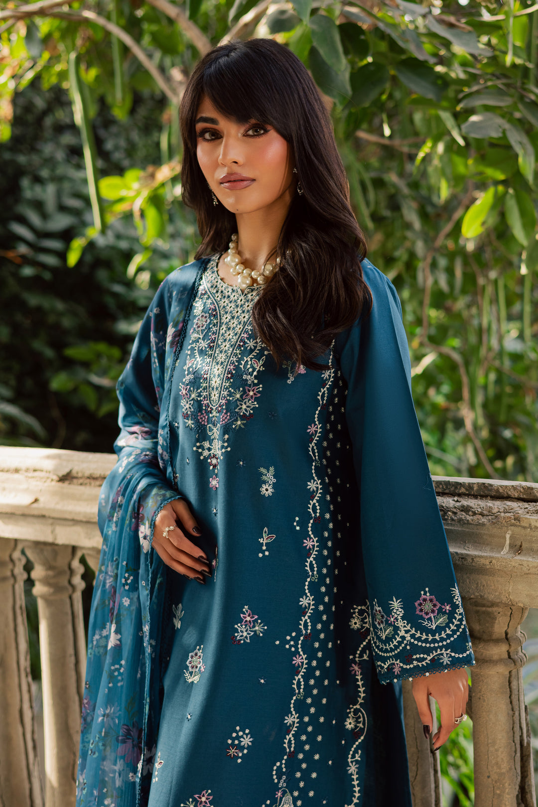  Moroccon 3Pc - Embroidered Khaddar Dress BATIK WINTER PRET 2025  BATIK   XS / Moroccon Blue / Khaddar-S / Moroccon Blue / Khaddar-M / Moroccon Blue / Khaddar-L / Moroccon Blue / Khaddar-XL / Moroccon Blue / Khaddar